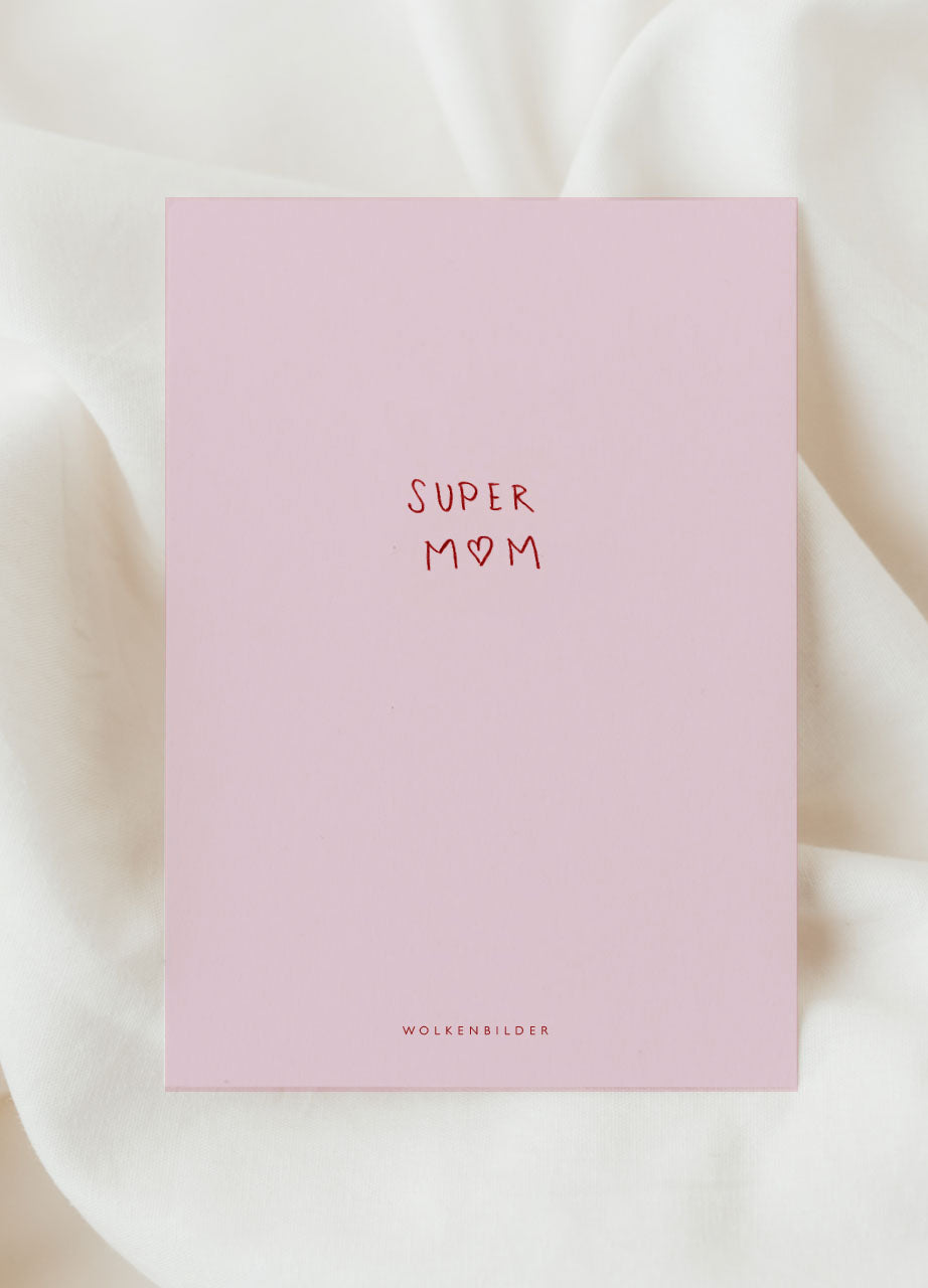 Postkarte No. 285 "SUPERMOM"