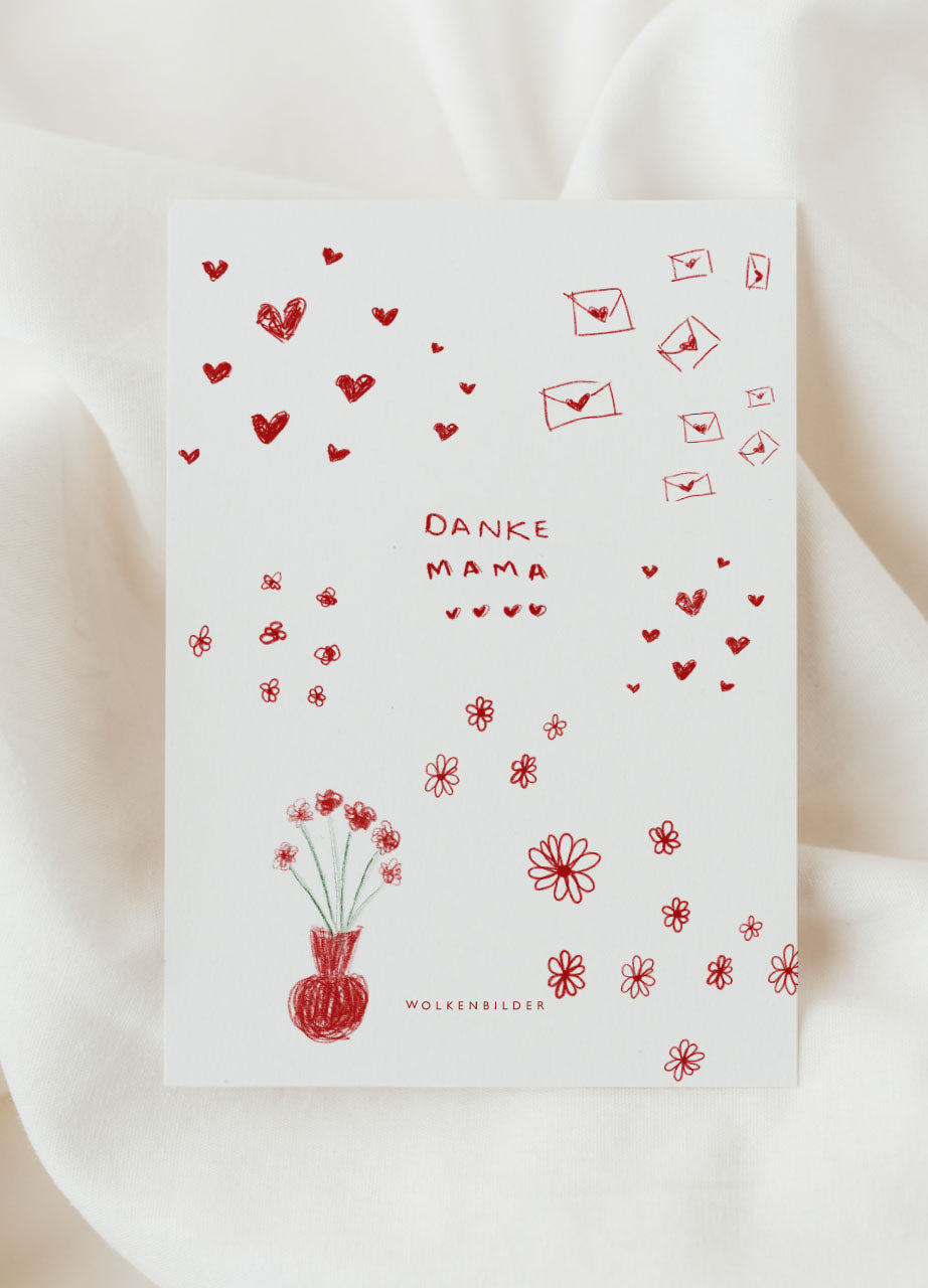 Postkarte No. 286 "DANKE MAMA"