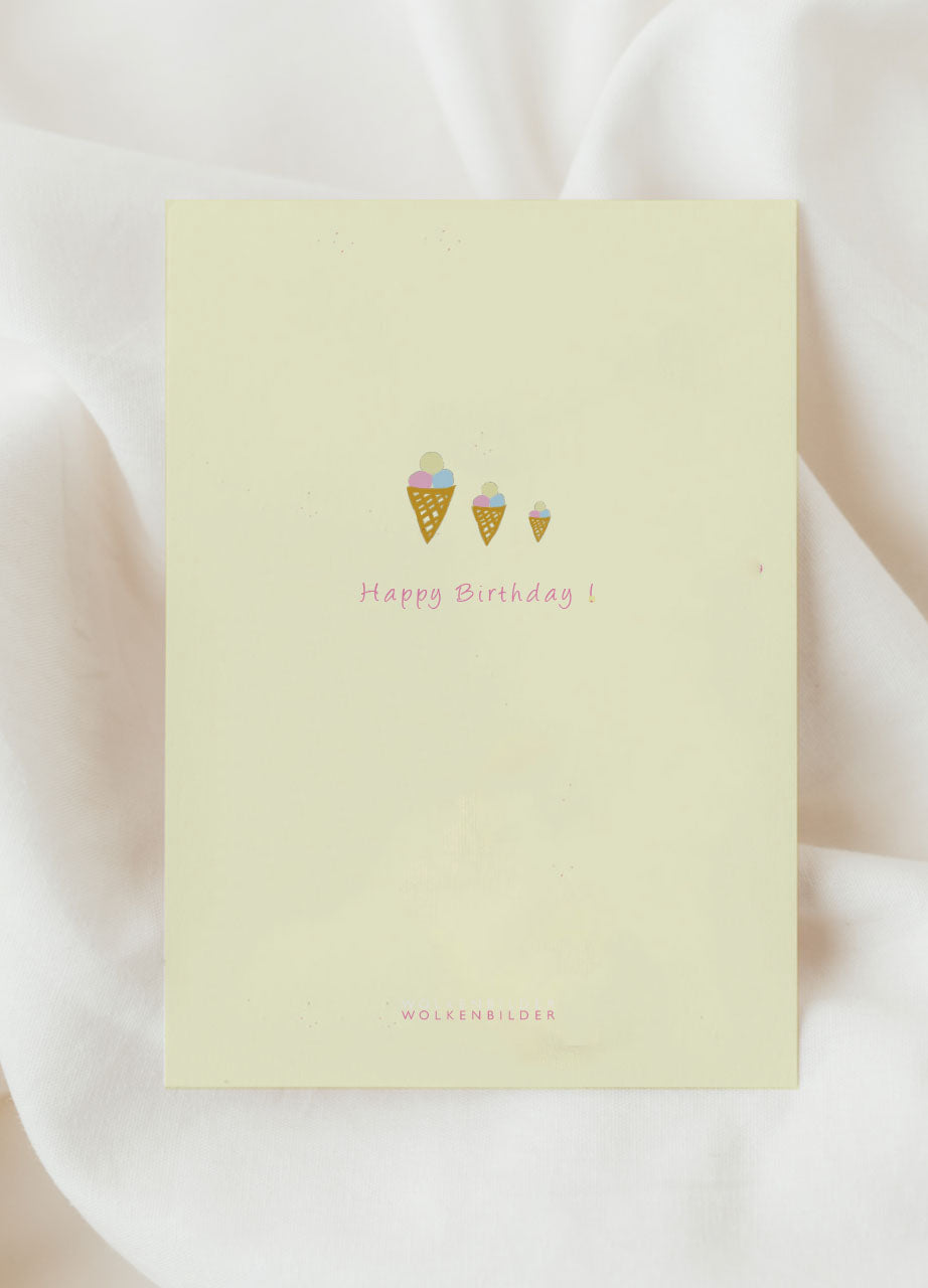 Postkarte No. 290 "HAPPY BIRTHDAY"