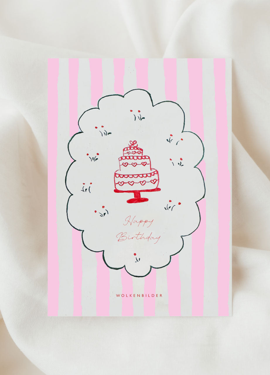 Postkarte No. 291 "HAPPY BIRTHDAY"