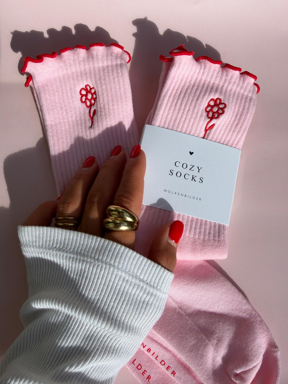Cozy Socks "FLOWER"