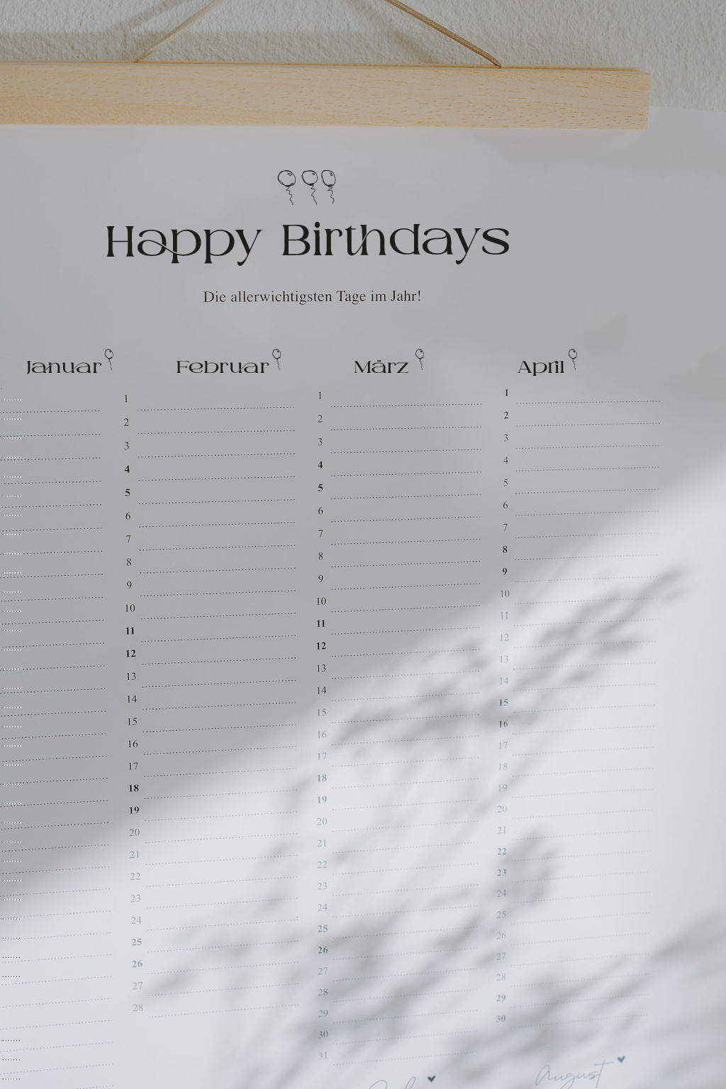 Geburtstagskalender