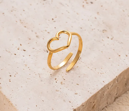 Nr. 12 - Edelstahlring "AMORE"