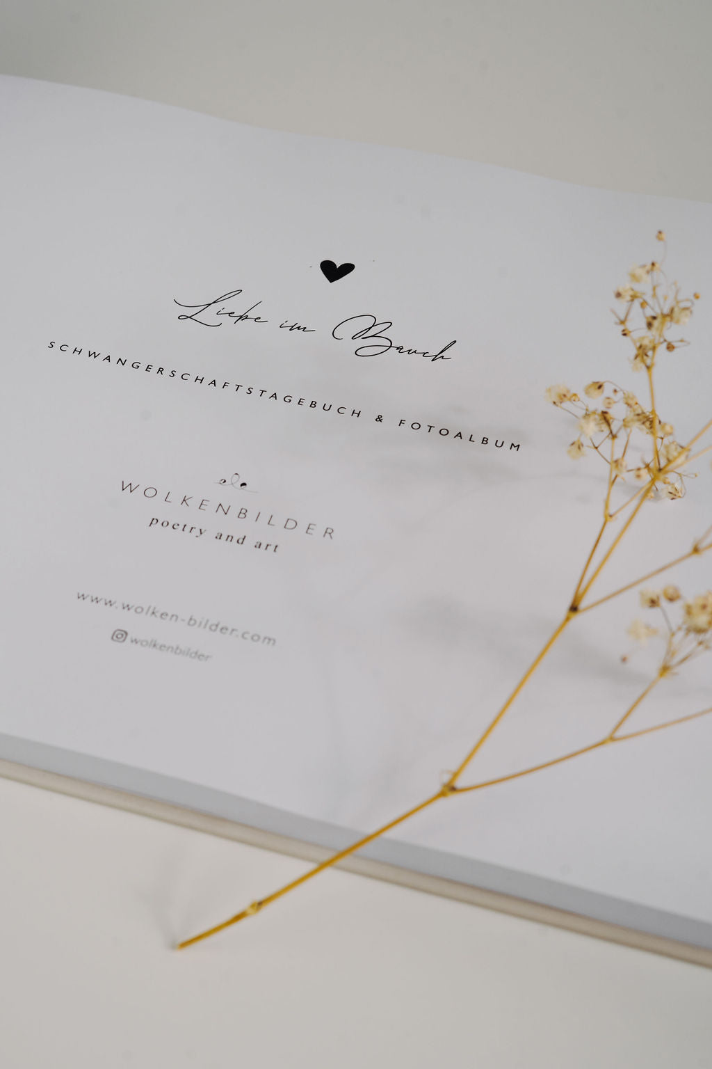 Schwangerschaftstagebuch "Liebe im Bauch"
