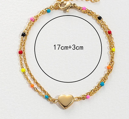 Nr. 22 - Armband "COLORFUL HEART"