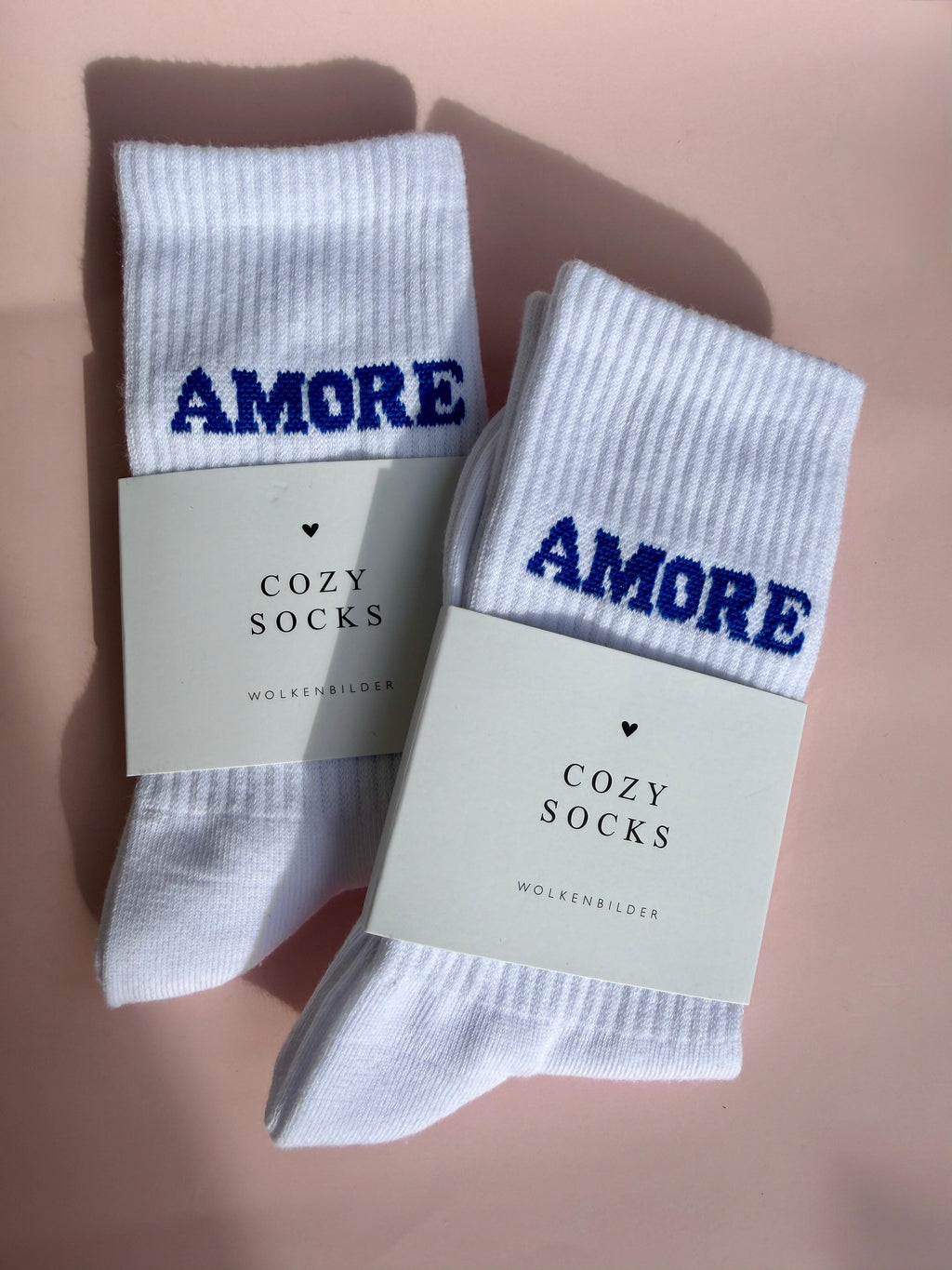 Cozy Socks "AMORE" Blue