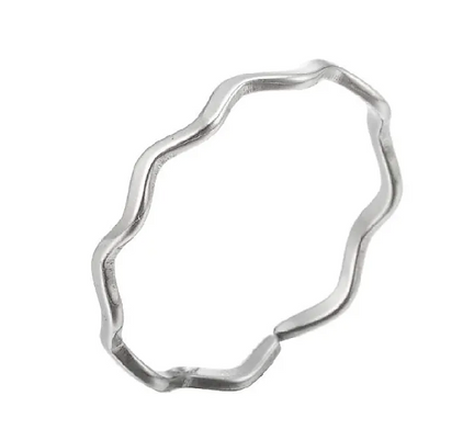 Nr. 2 - Edelstahlring "WAVE"