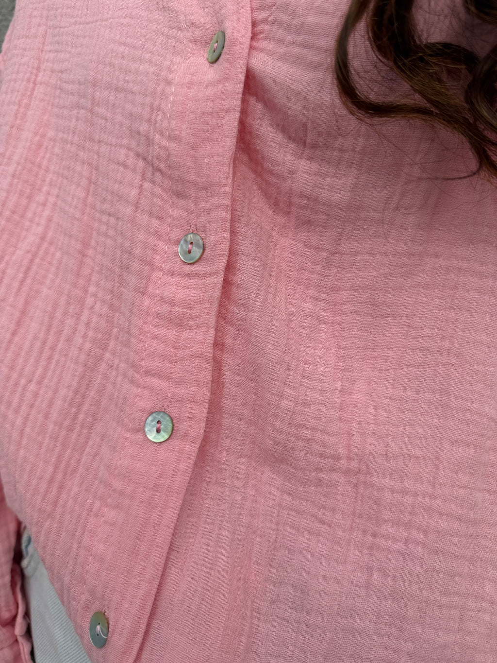 Oversized Bluse "NALA" Rosa