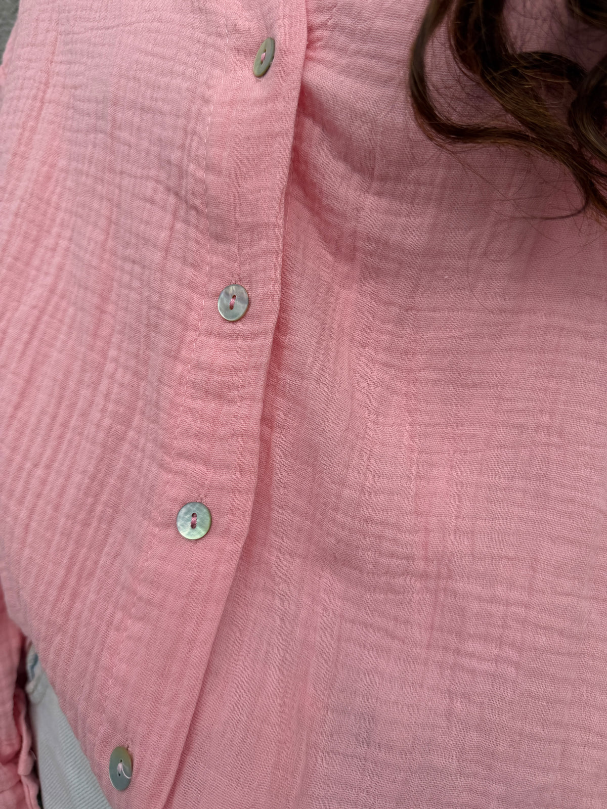 Oversized Bluse "NALA" Rosa