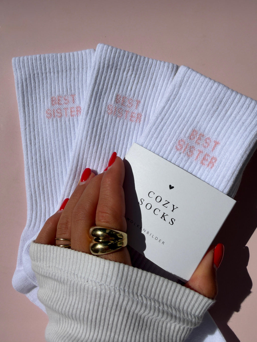 Cozy Socks "BEST SISTER"