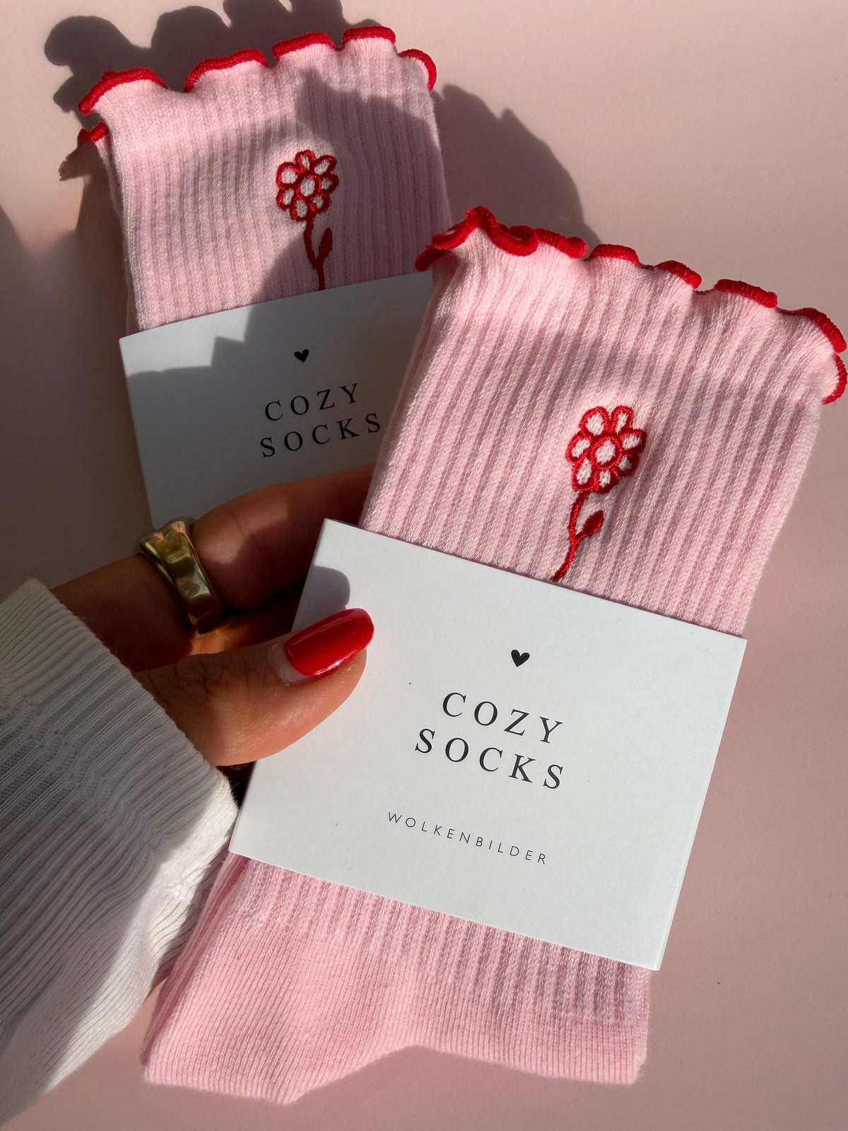Cozy Socks "FLOWER"