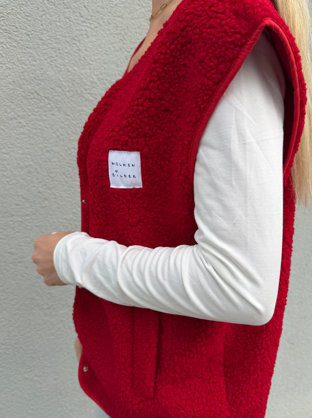 Teddyweste "NOVA" Rot