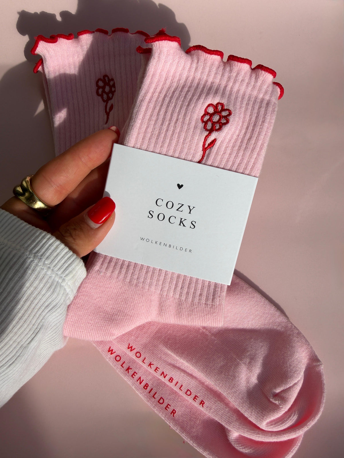 Cozy Socks "FLOWER"