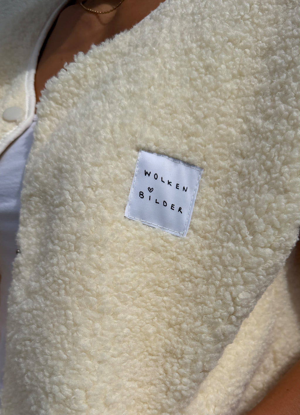 Teddyweste "NOVA" Creme