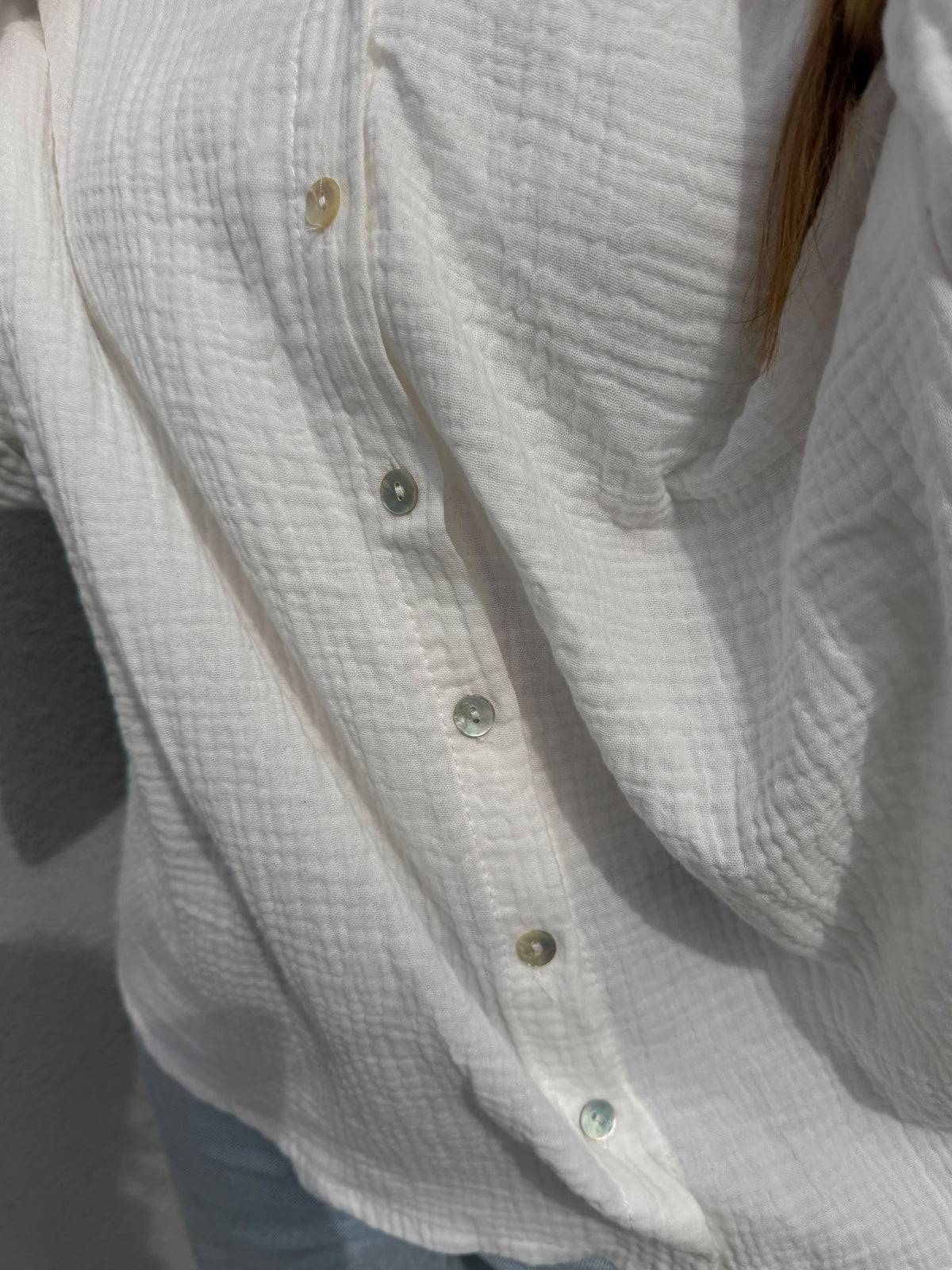 Oversized Bluse "NALA" Weiß
