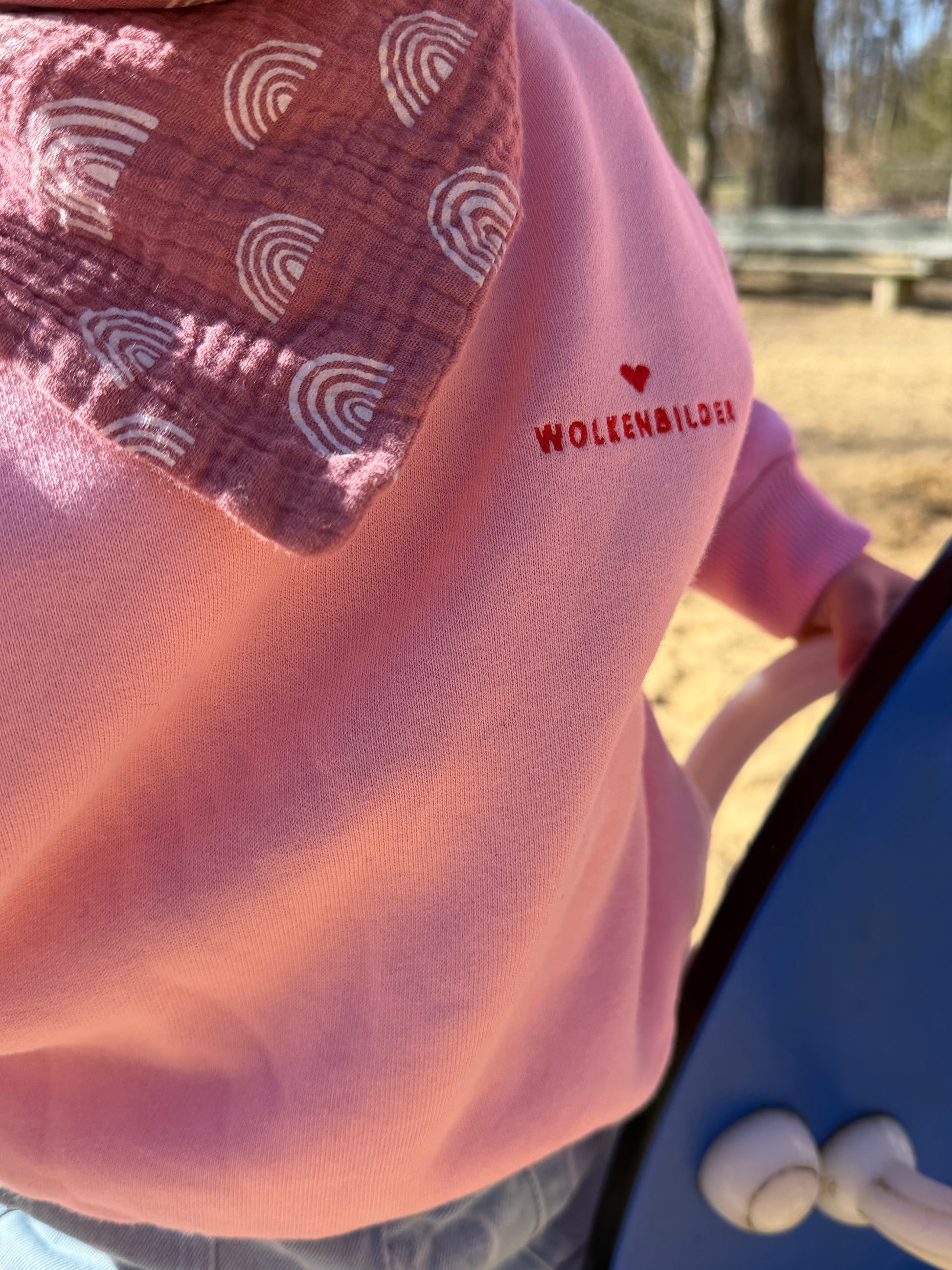 Kids Sweater "More Amore" pink
