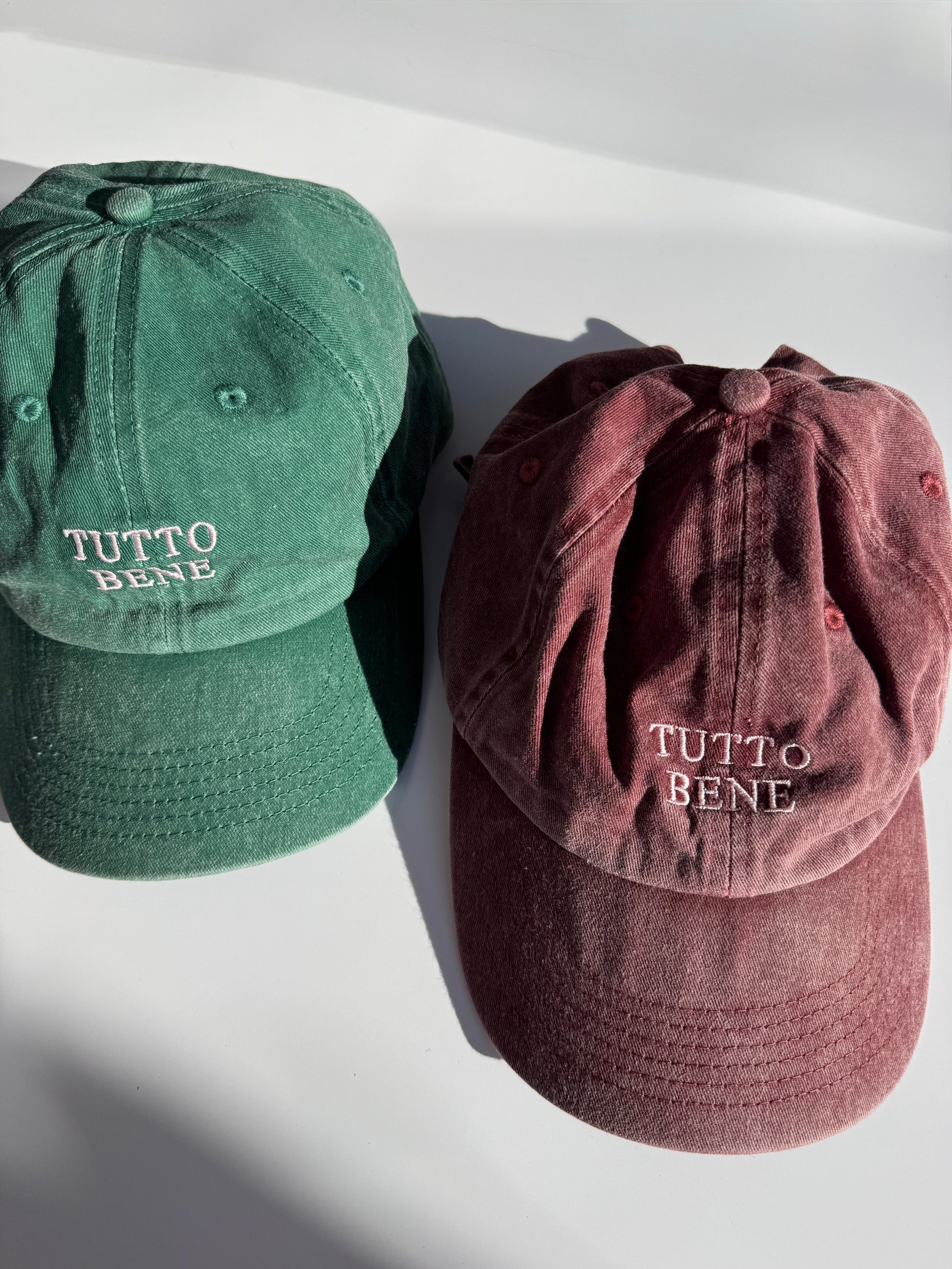 Cap "Tutto bene" - bordeaux