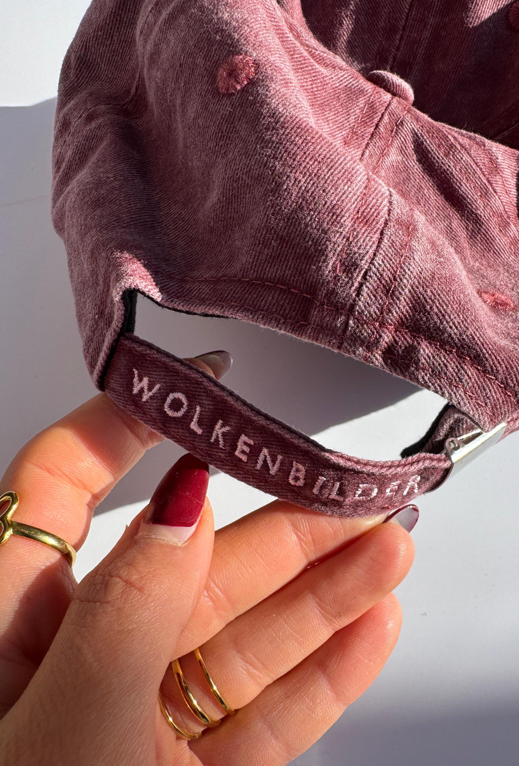 Cap "Tutto bene" - bordeaux