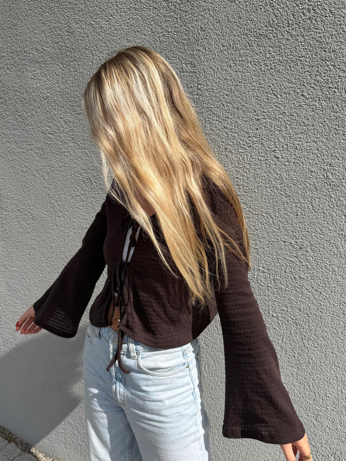 Cardigan "LINA" brown