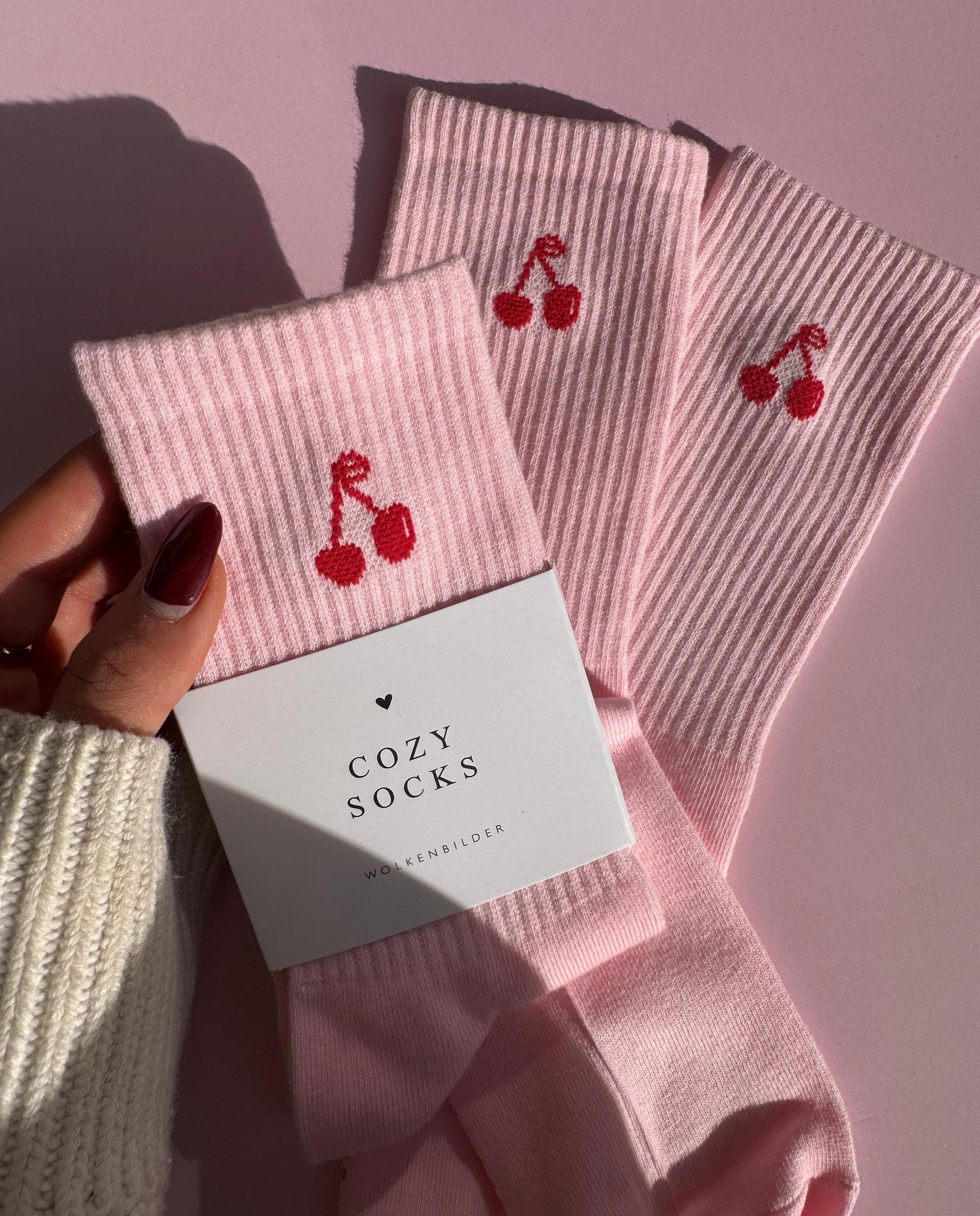 Cozy Socks "Cherry"