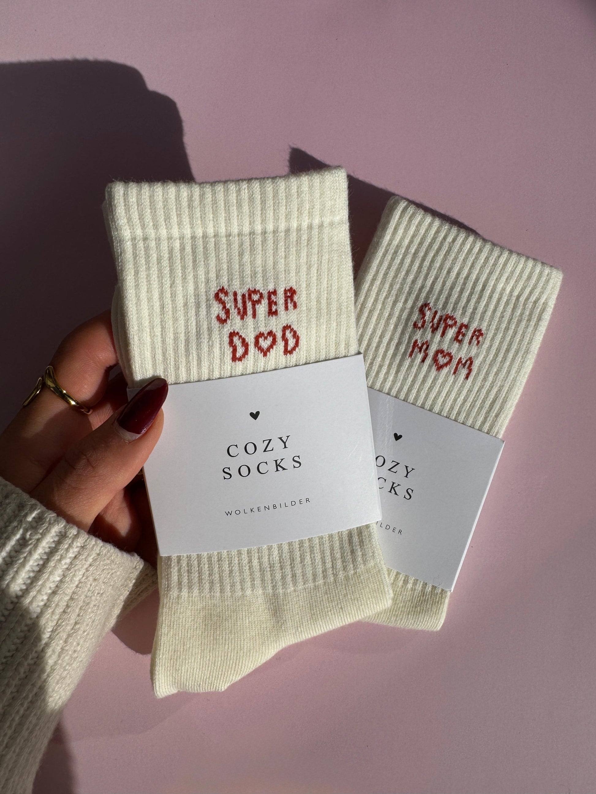 Cozy Socks "Super Dad"