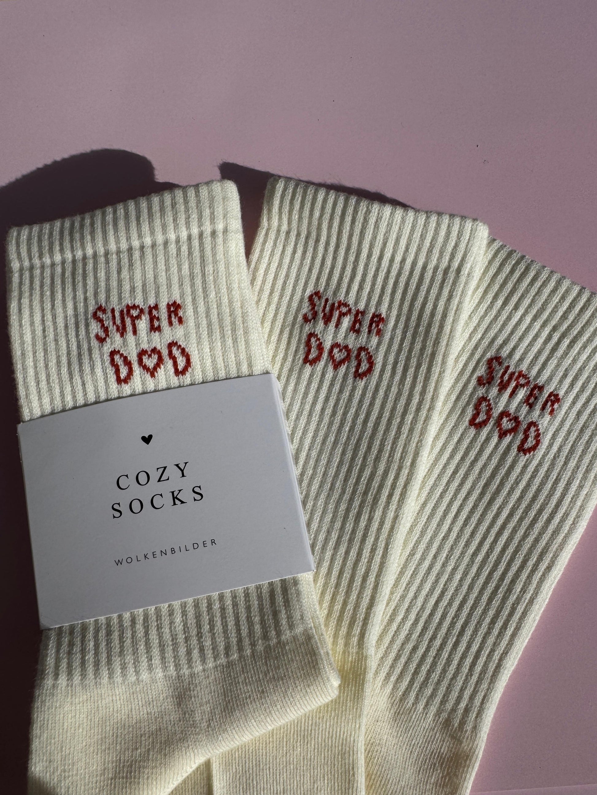 Cozy Socks "Super Dad"