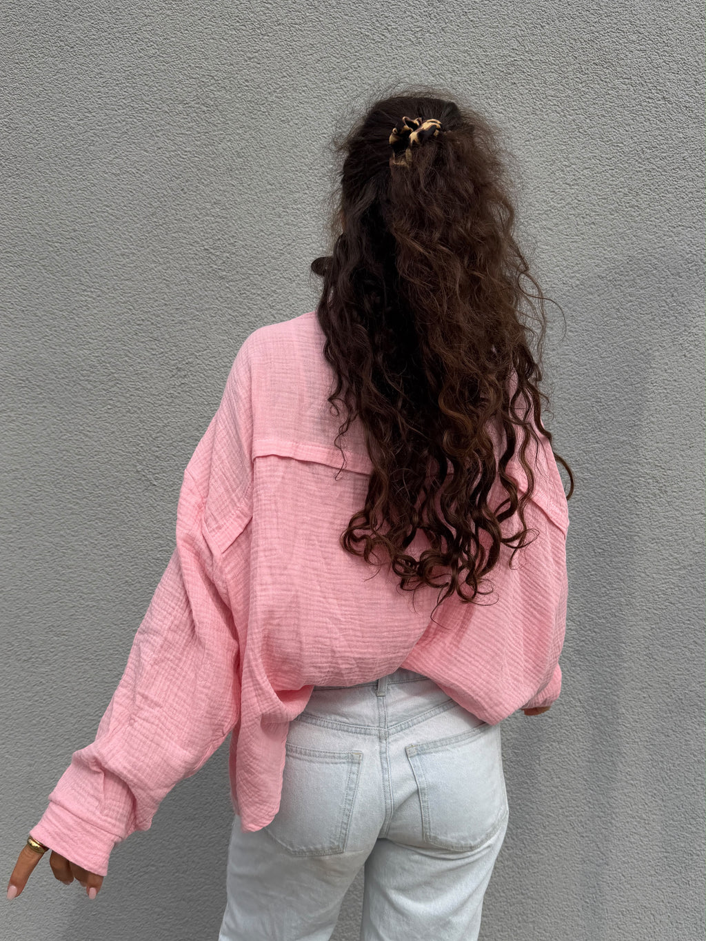 Oversized Bluse "NALA" Rosa