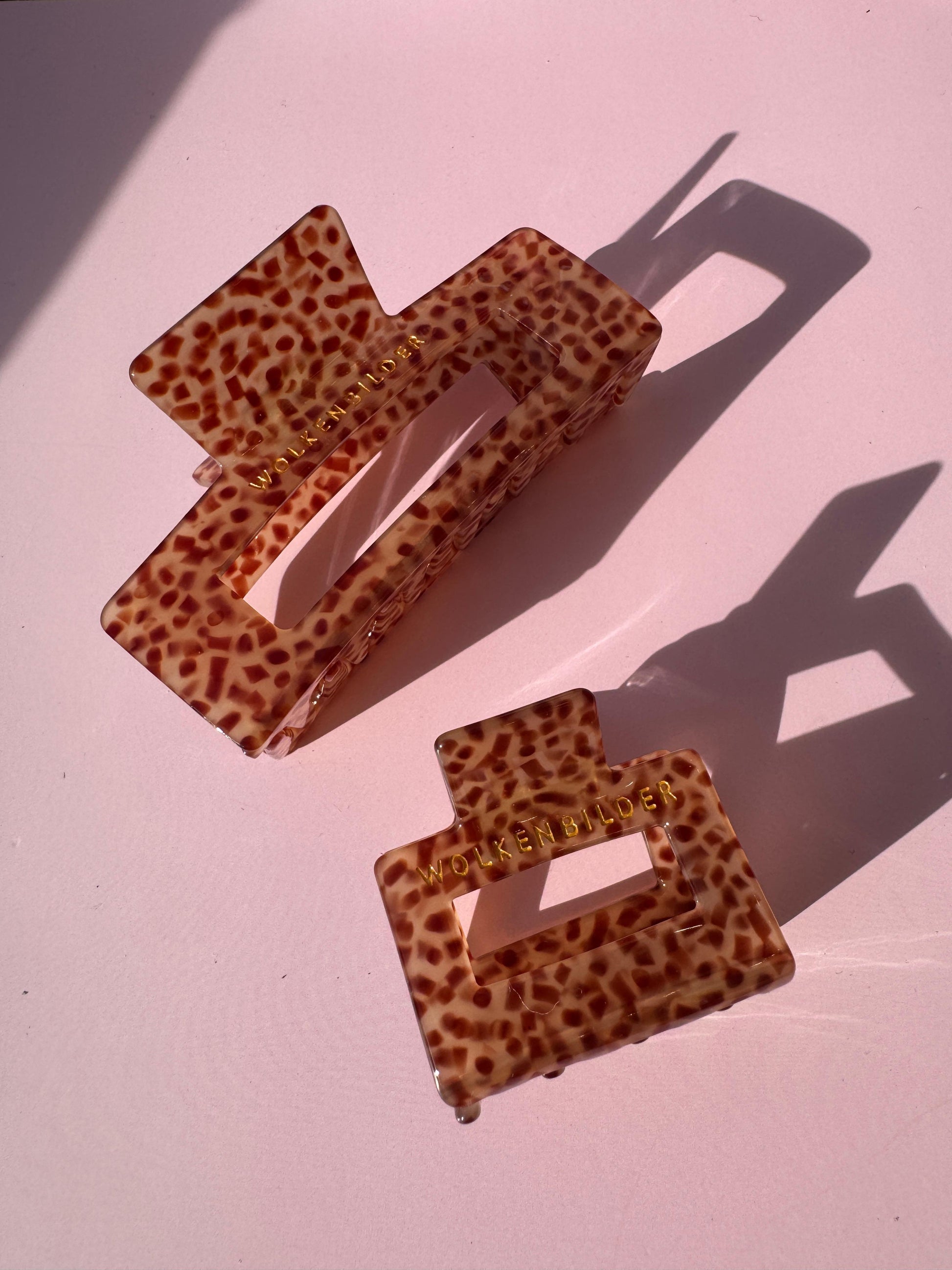 Marmorierte Haarklammer "ANA"