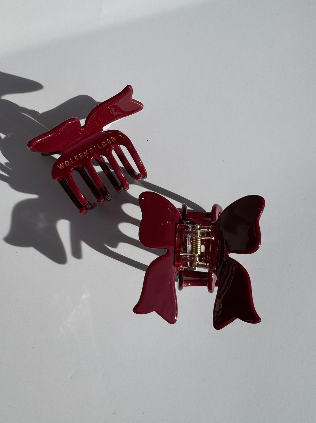 Marmorierte Haarklammer "SCHLEIFE"