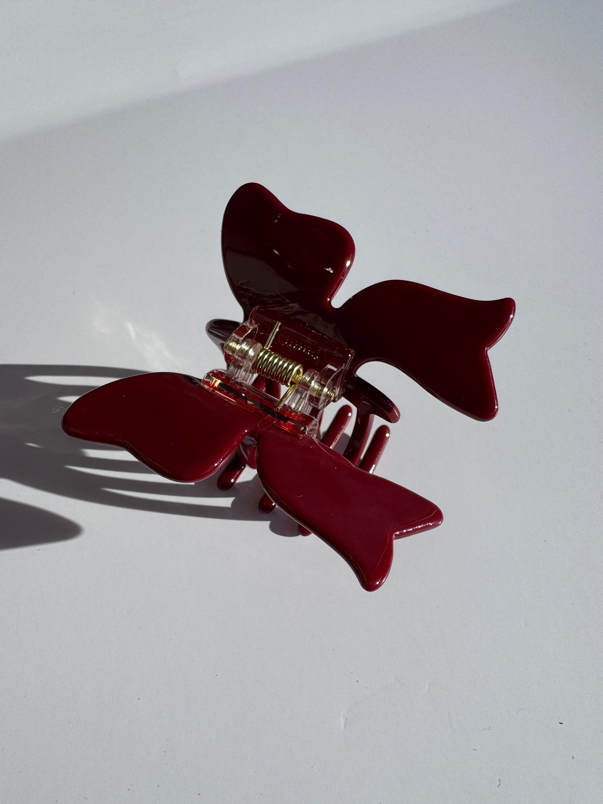 Marmorierte Haarklammer "SCHLEIFE"