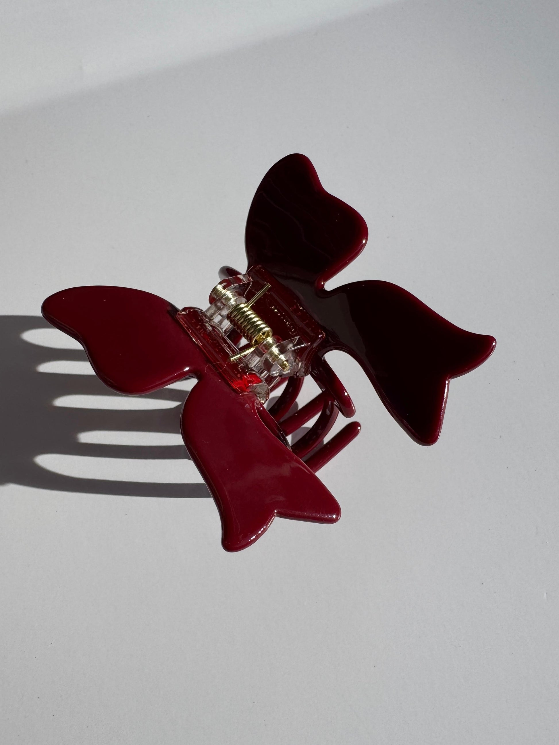 Marmorierte Haarklammer "SCHLEIFE"