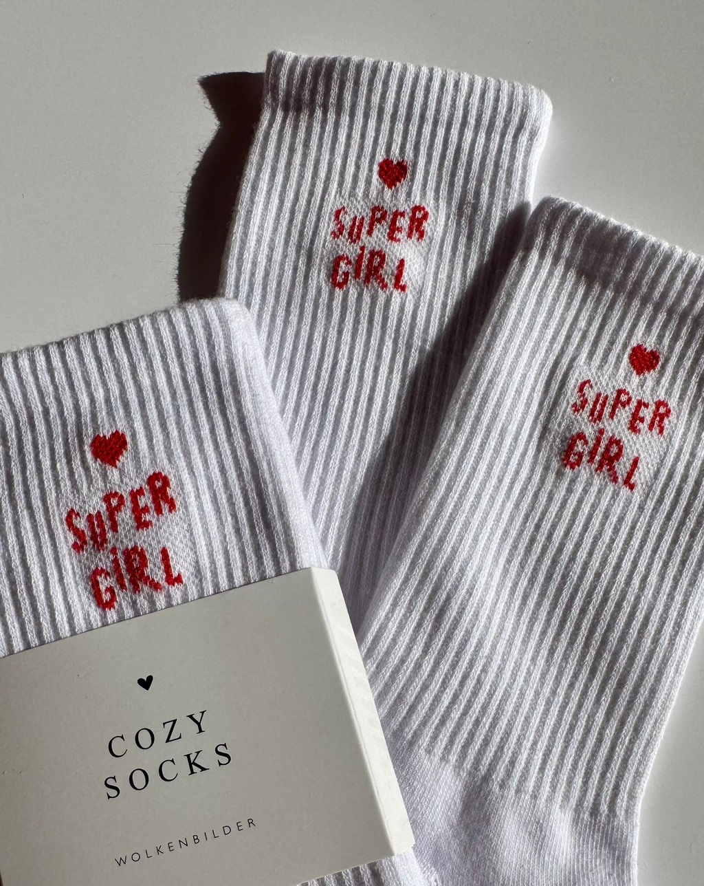 Cozy Socks "Super Girl'"