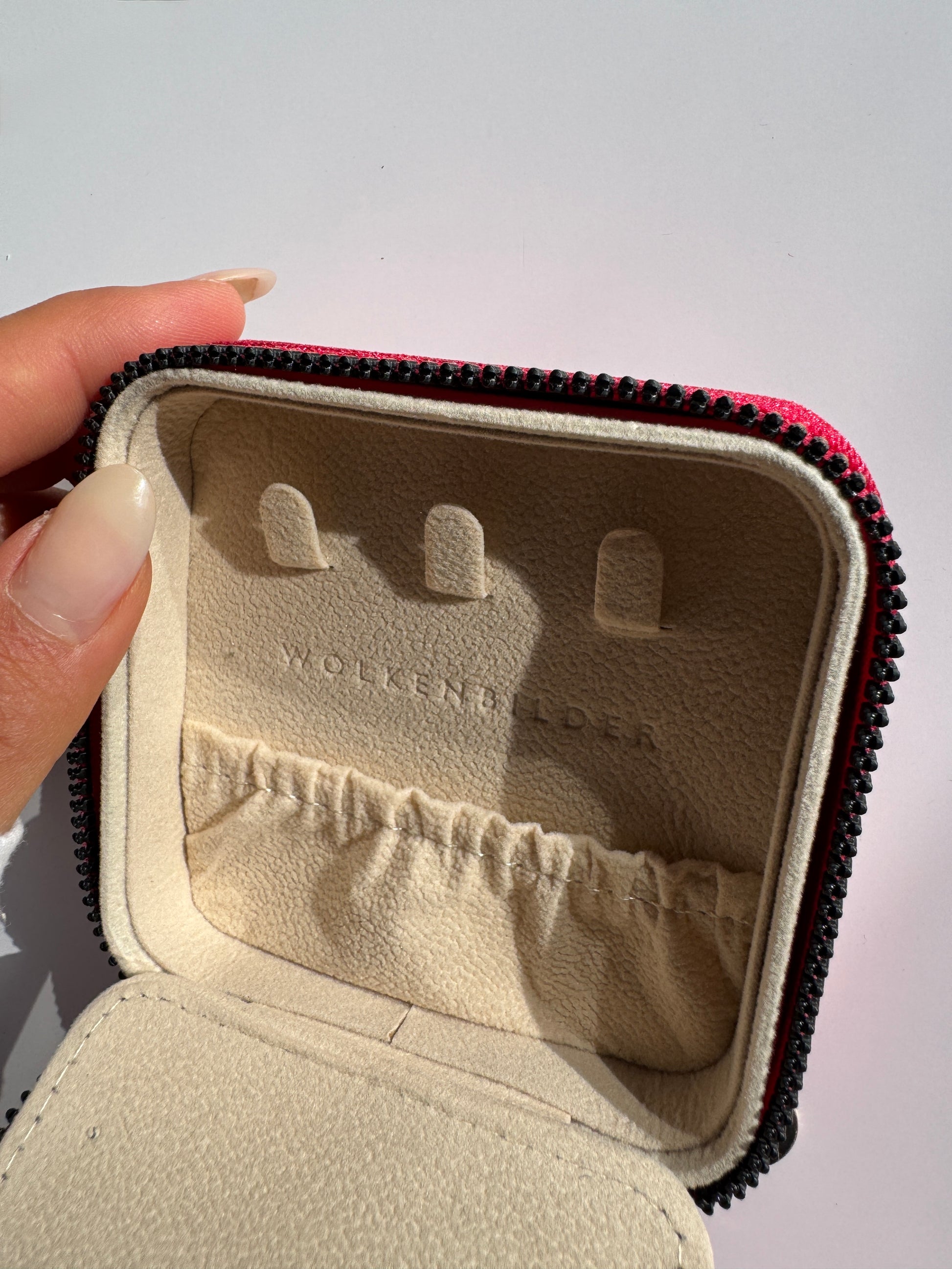 Samt-Schmuckbox