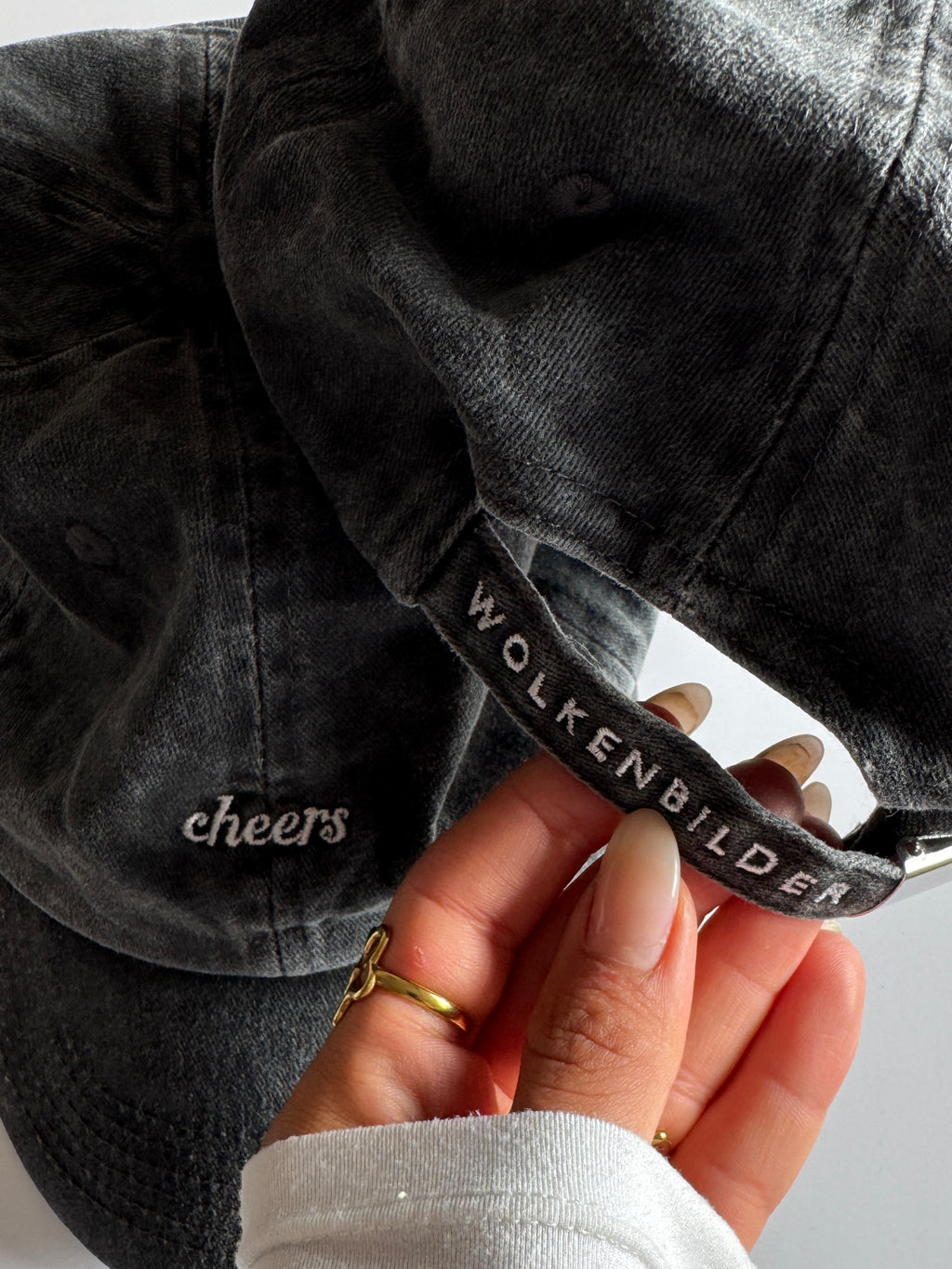 Cap "cheers" grey
