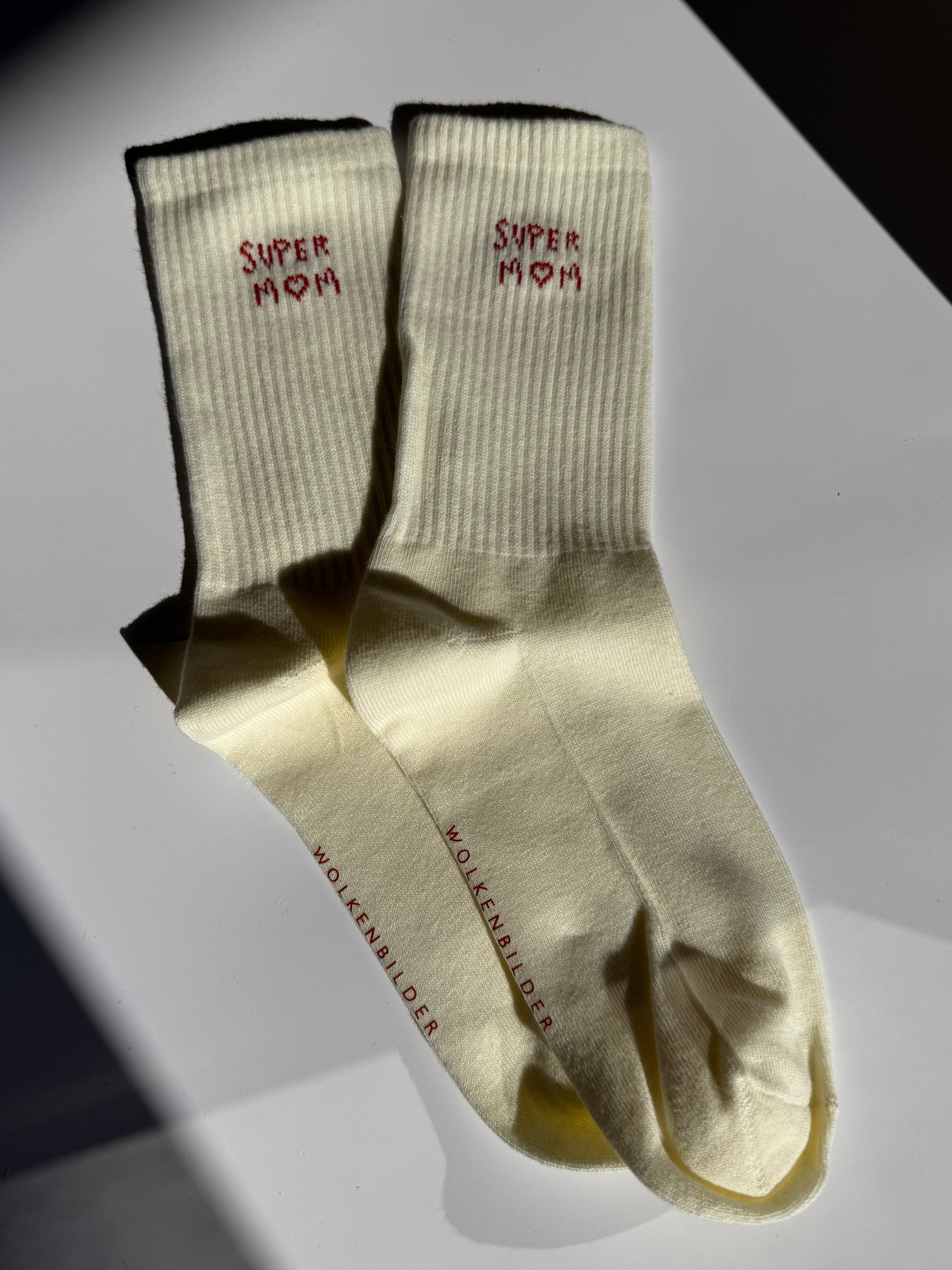 Cozy Socks "Super Mom"