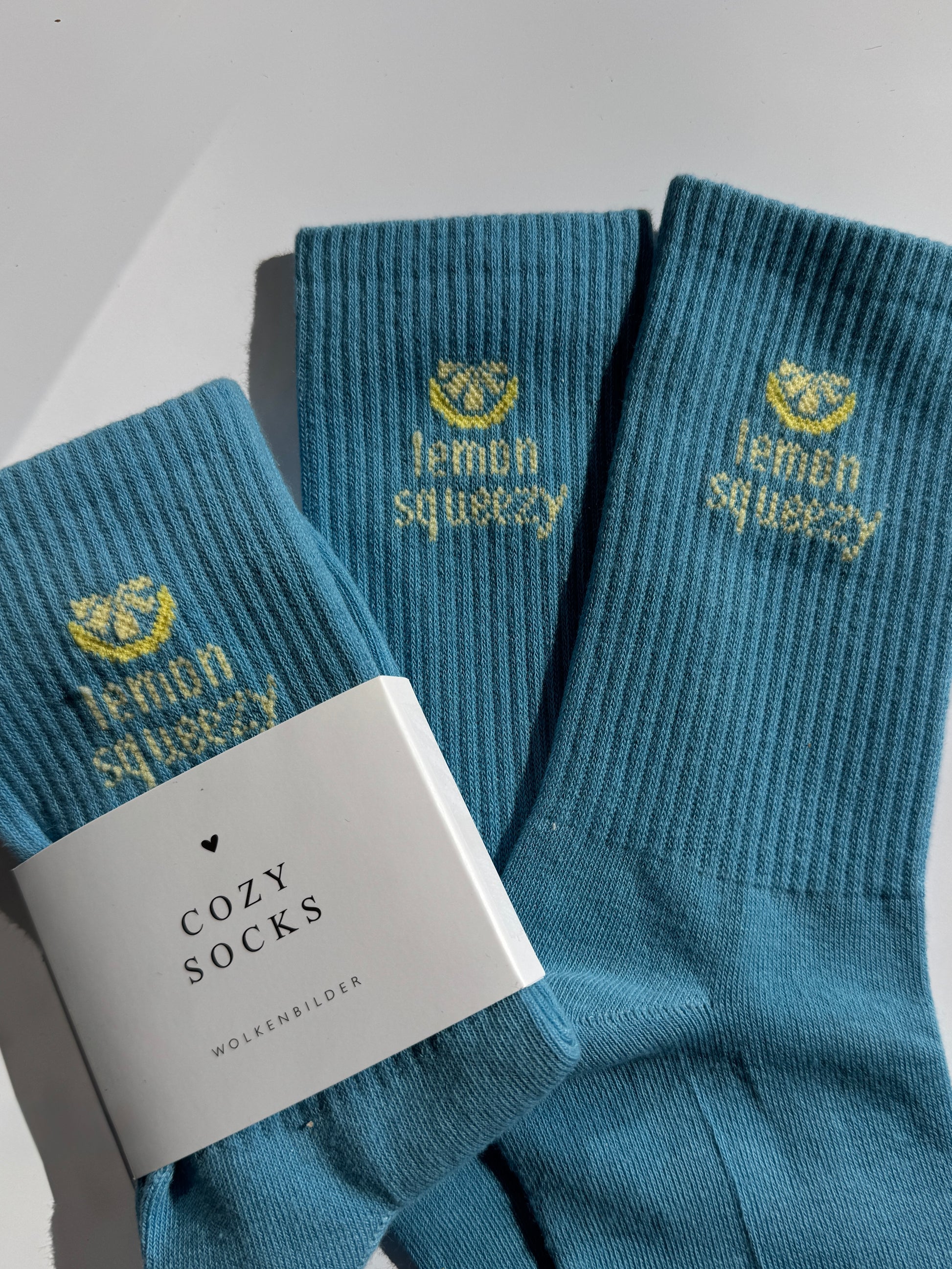 Cozy Socks "Lemon Squeezy"