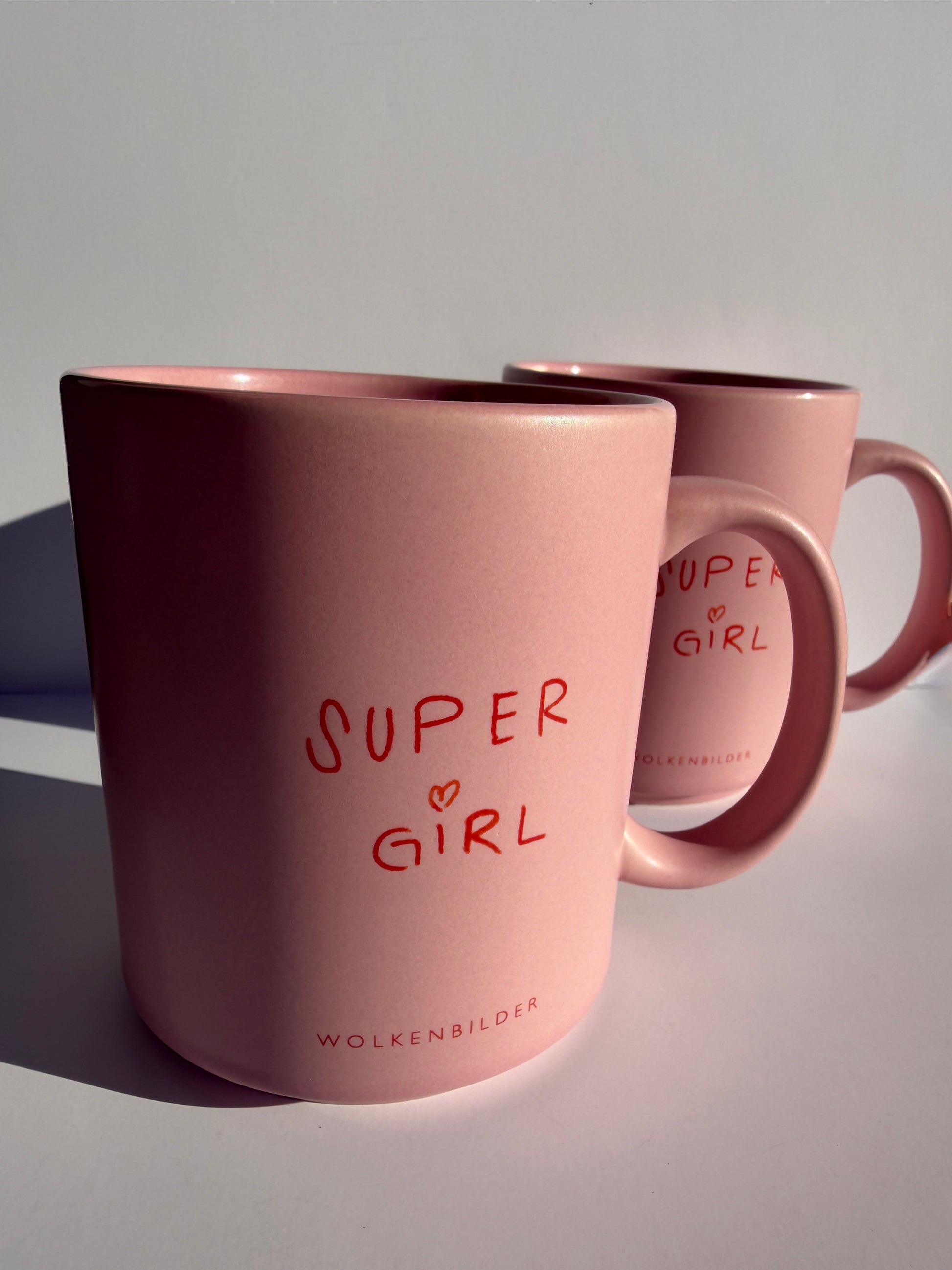 Keramik Tasse "Super Girl"