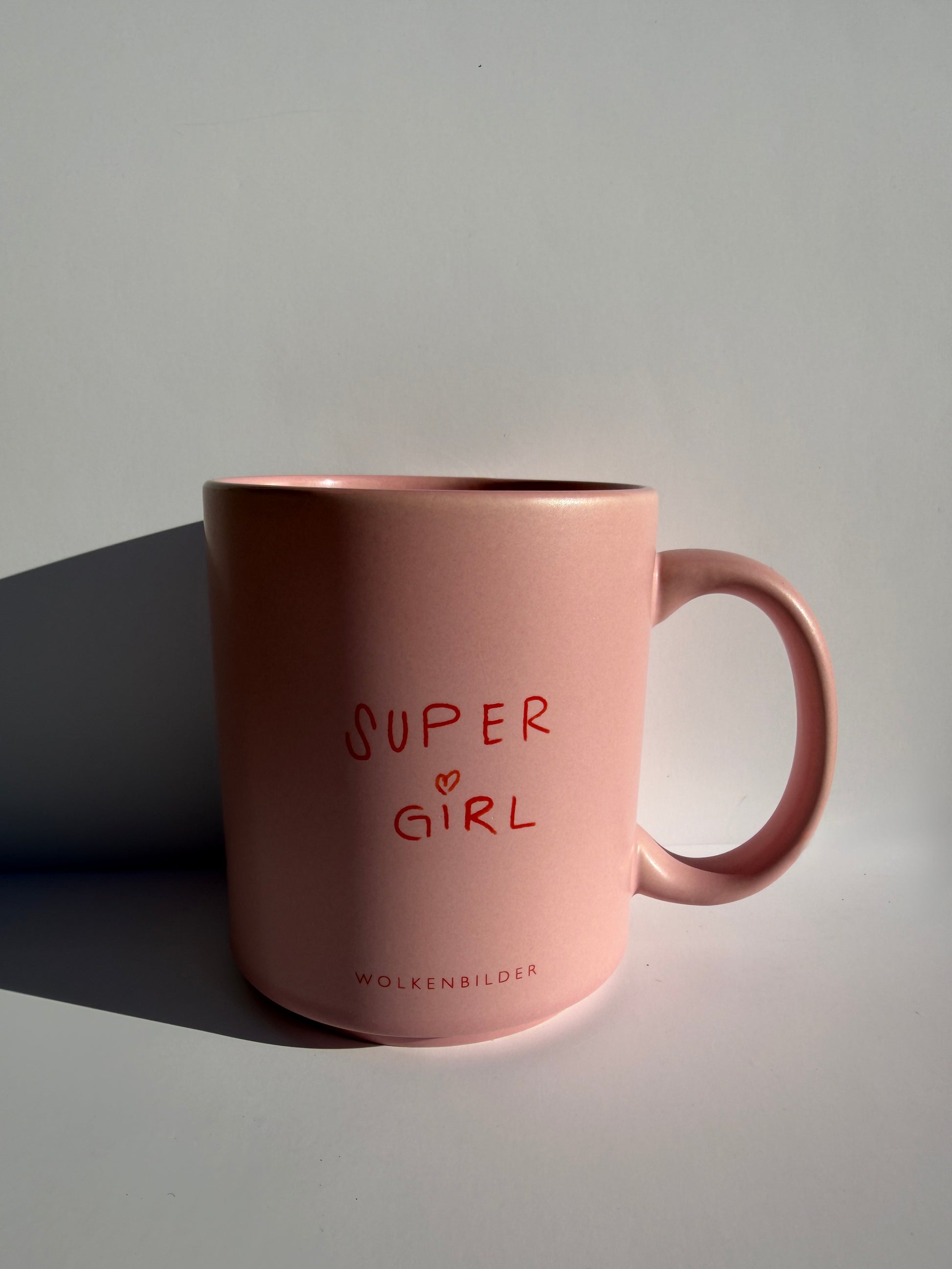 Keramik Tasse "Super Girl"