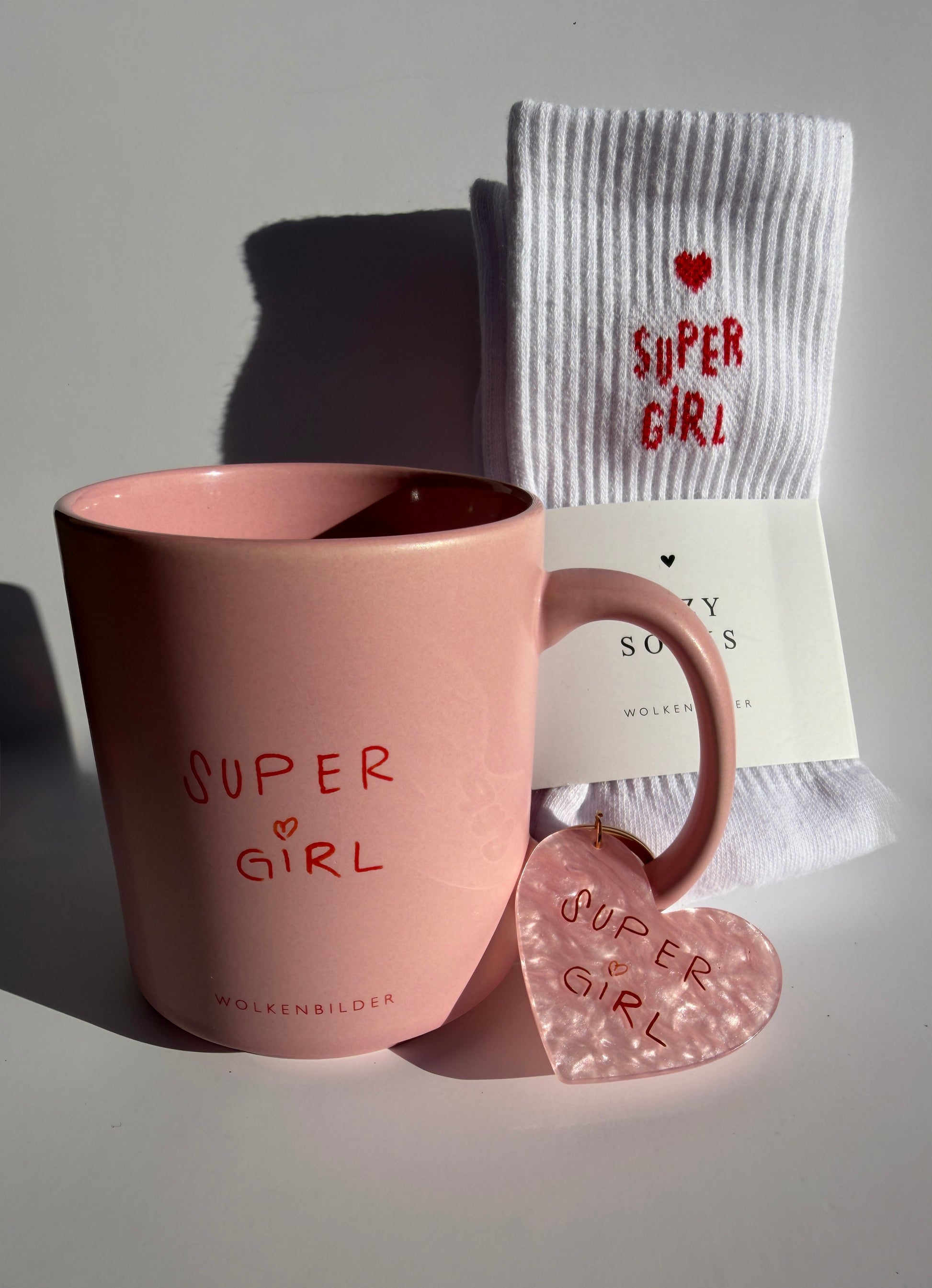 Keramik Tasse "Super Girl"