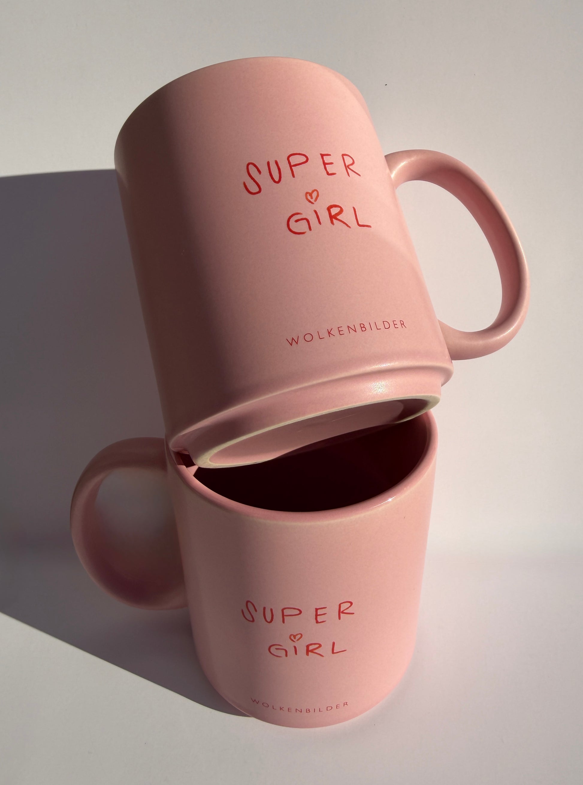 Keramik Tasse "Super Girl"