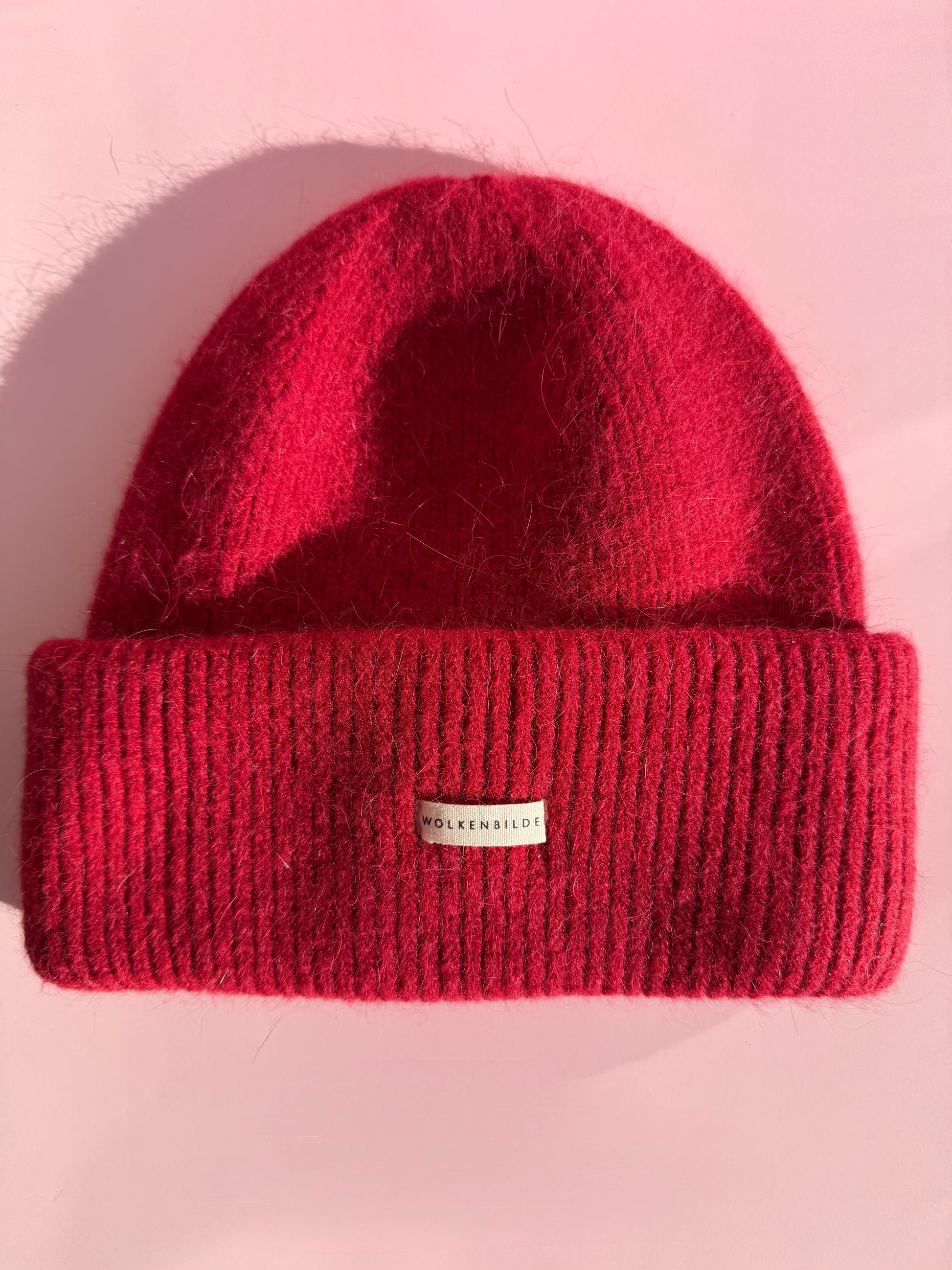 Beanie weinrot