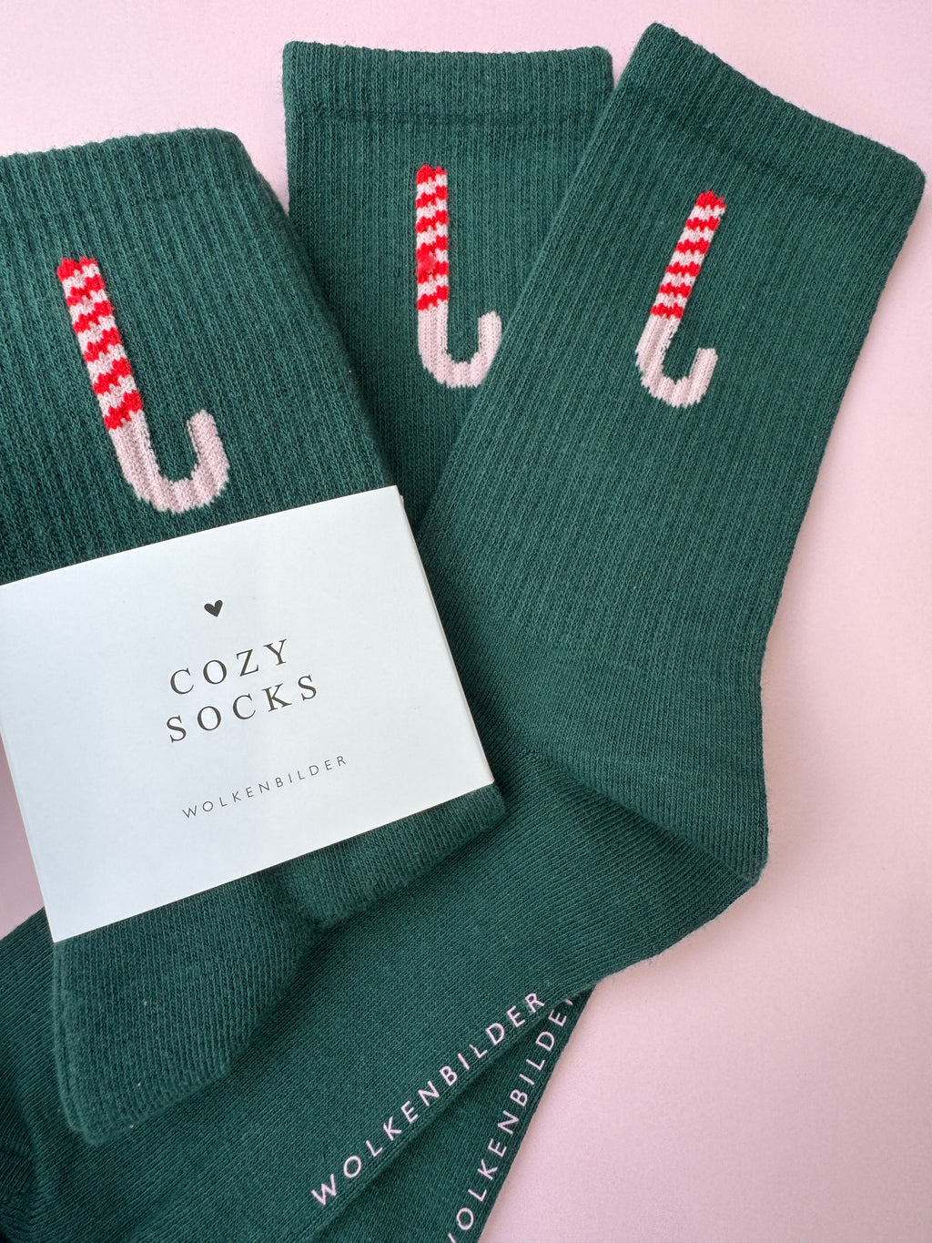 Cozy Socks "CANDY CANE"