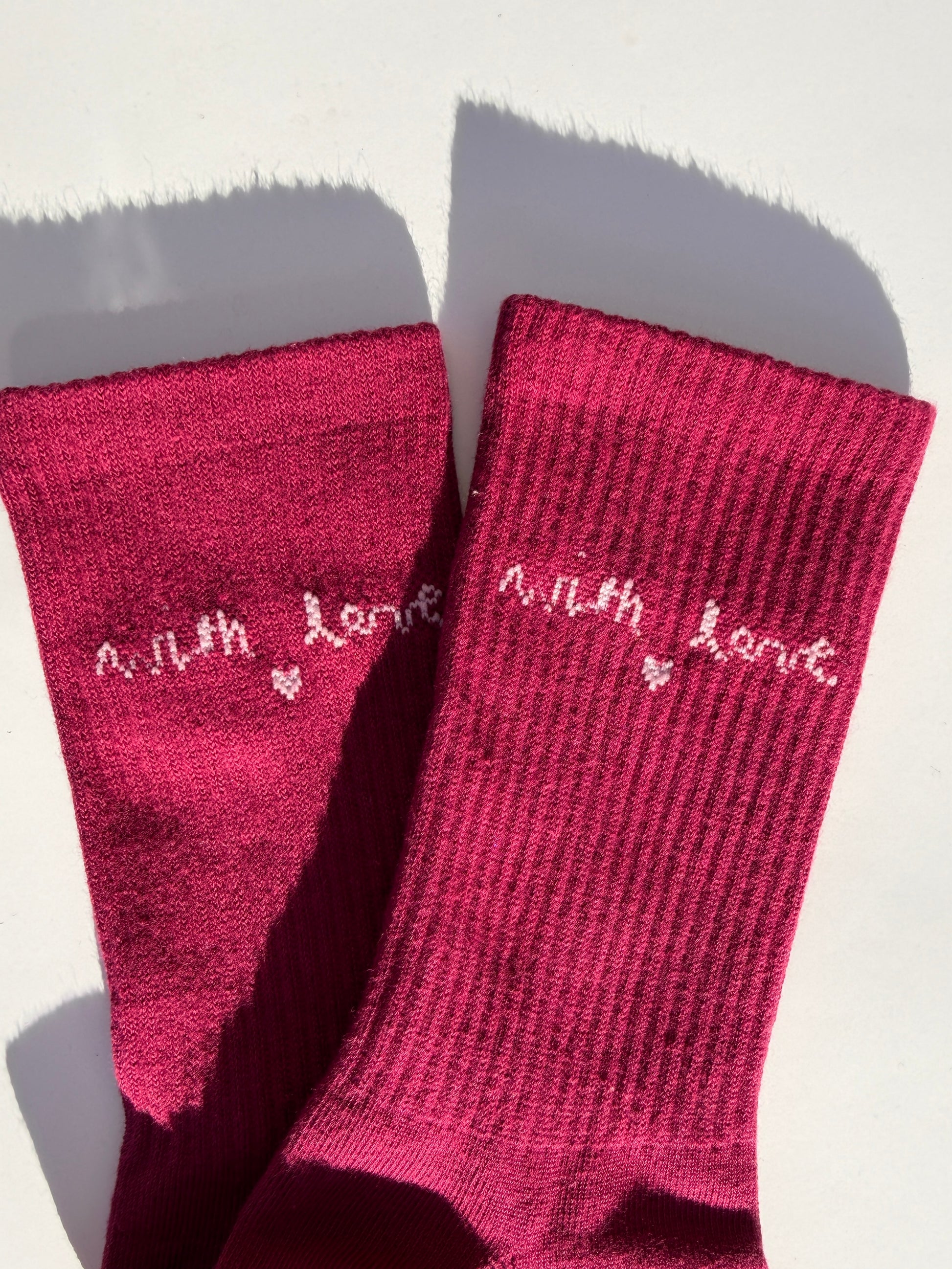 Cozy Socks "with love"