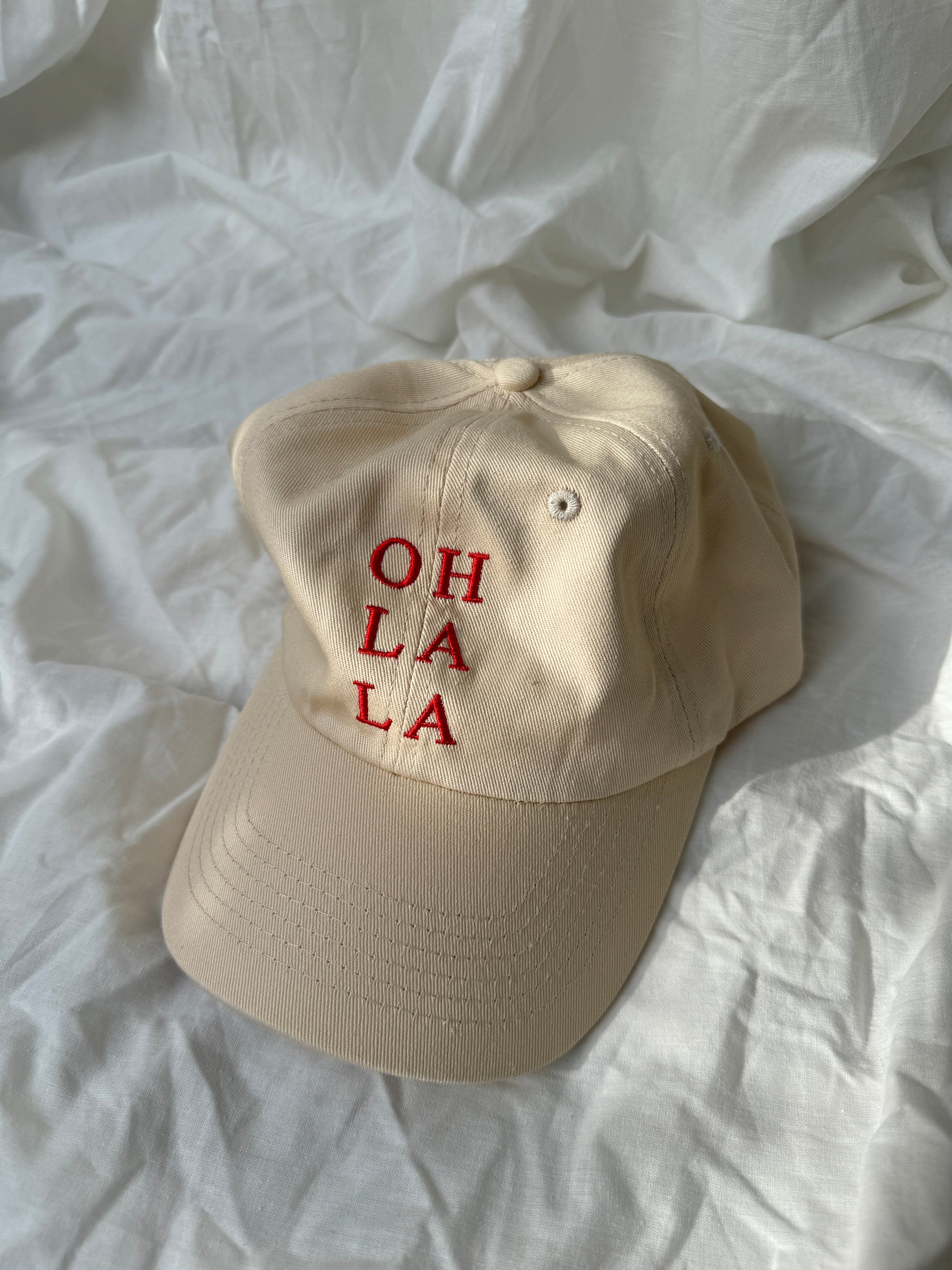 Cap "Oh LA LA" Creme