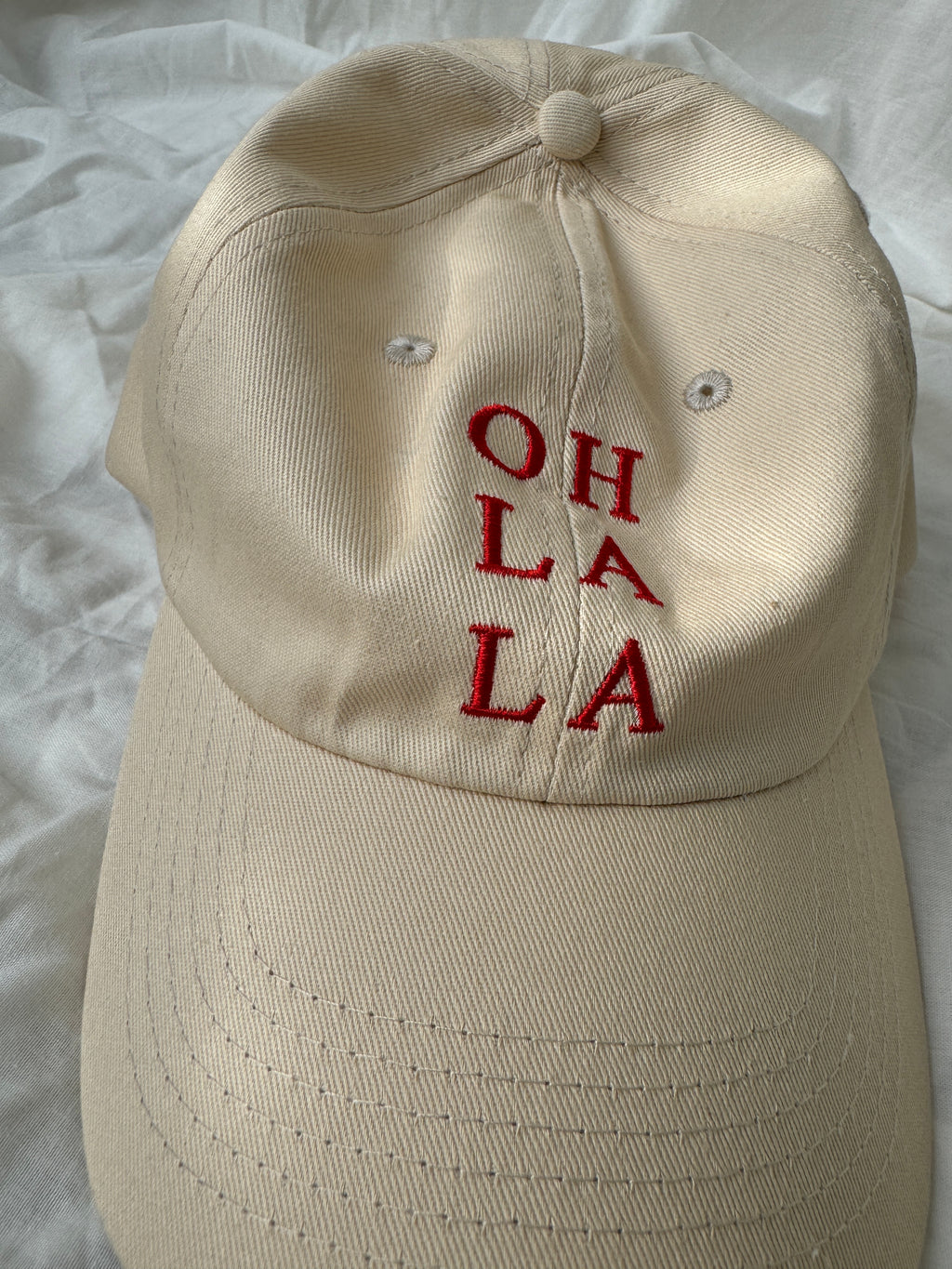 Cap "Oh LA LA" Creme