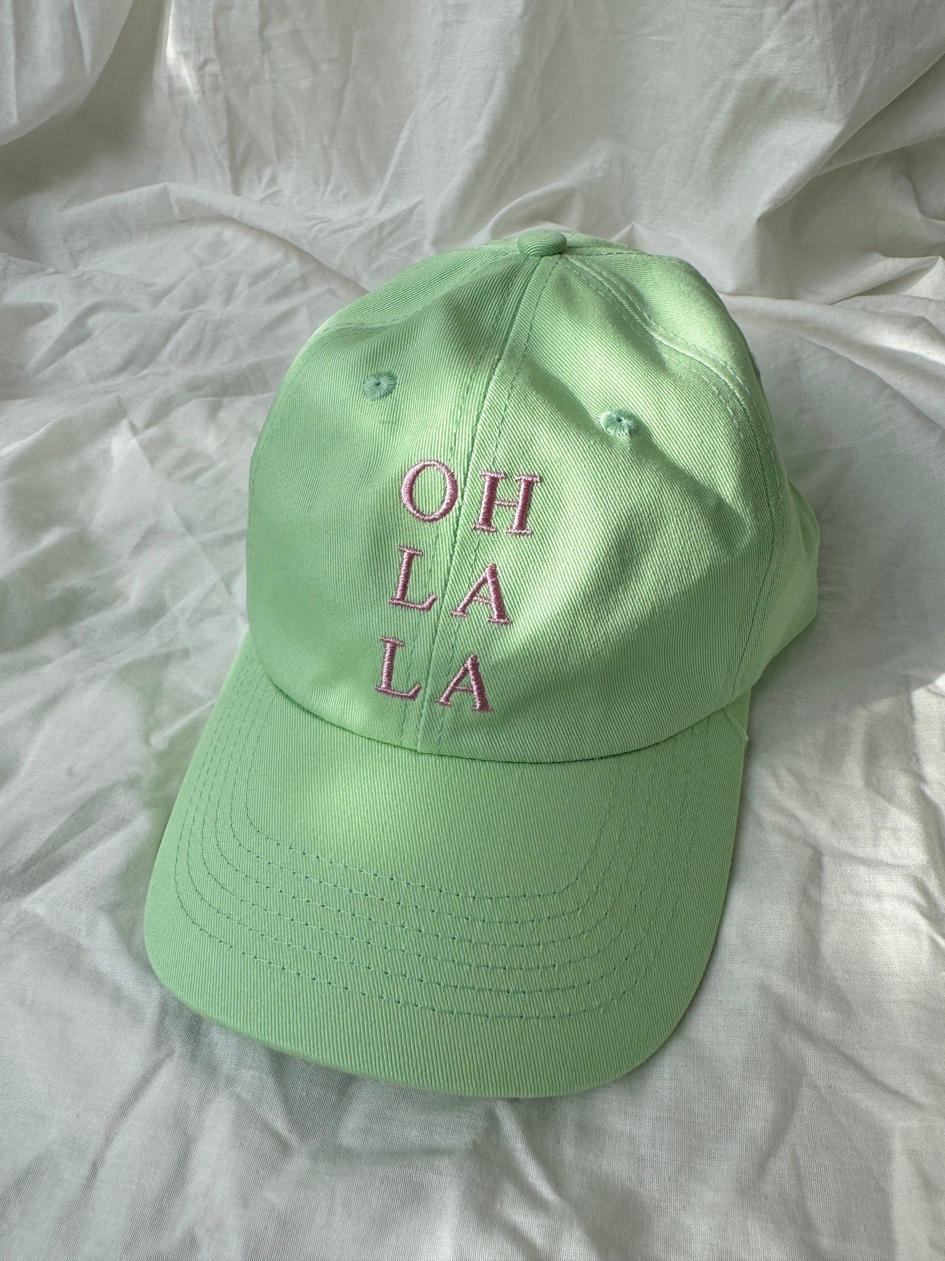 Cap "Oh la la" green