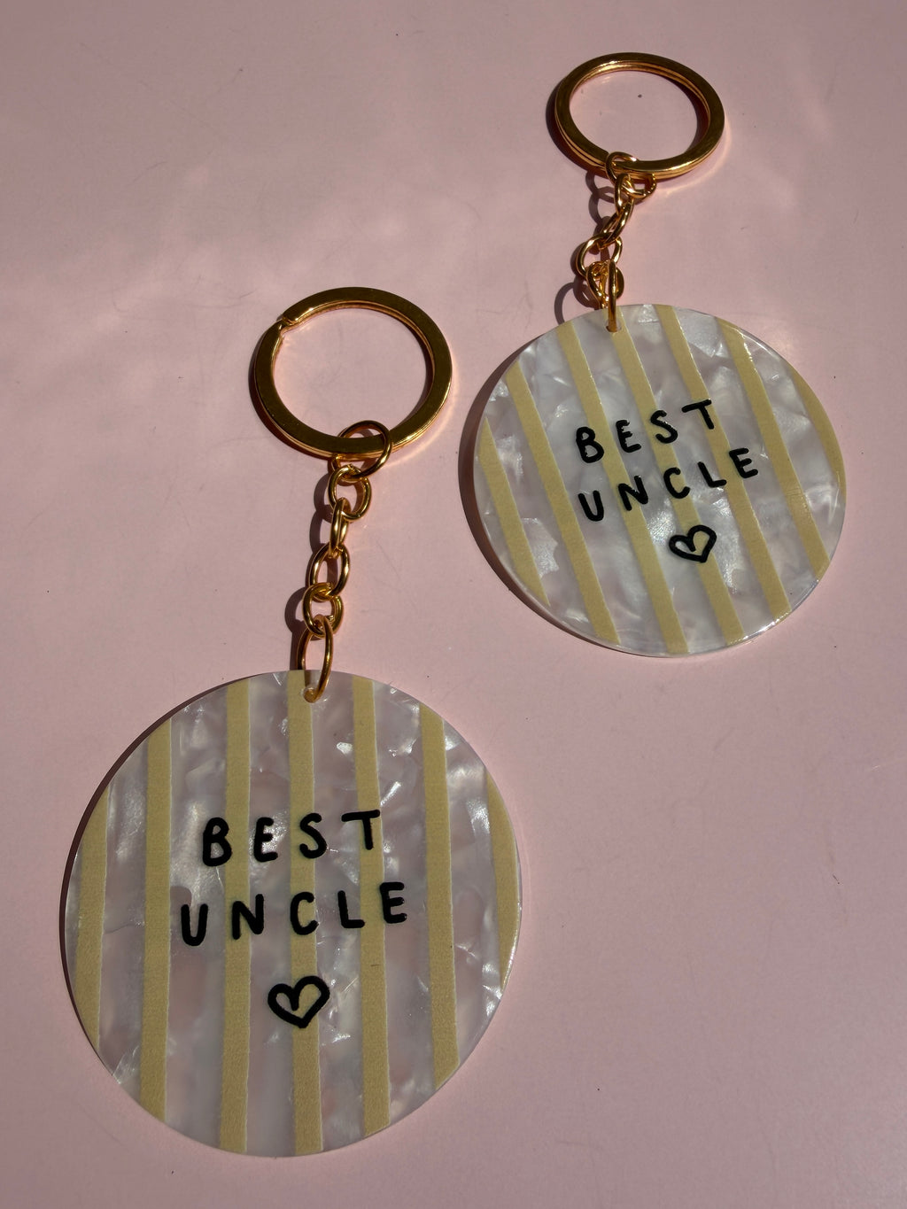 Keychain "Best Uncle"