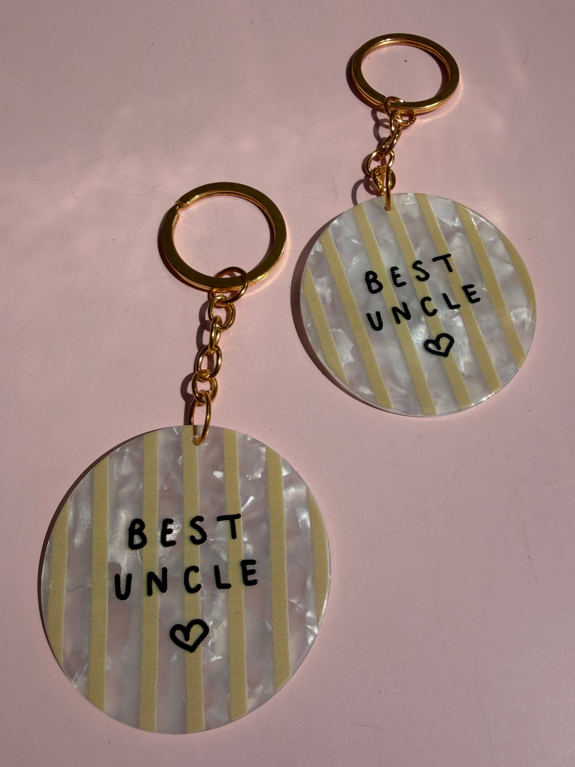 Keychain "Best Uncle"