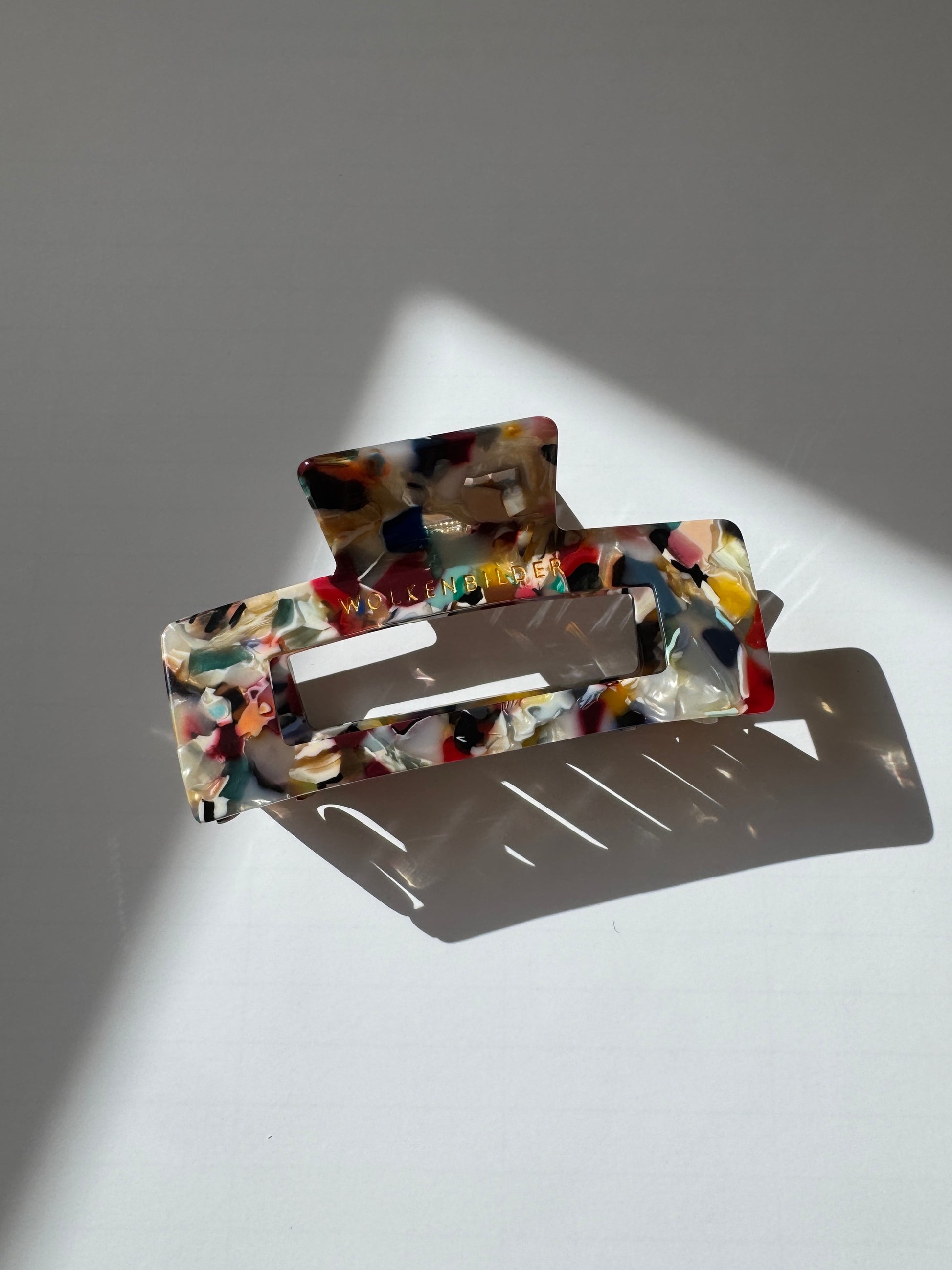 Marmorierte Haarklammer "ALLY"