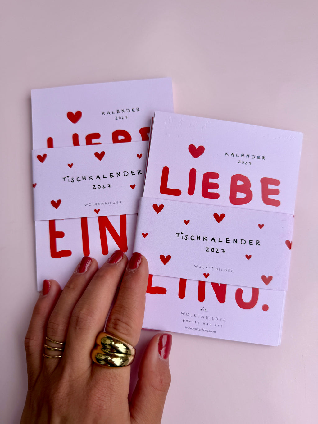 Postkarten-Kalender 2027 zum Aufstellen
